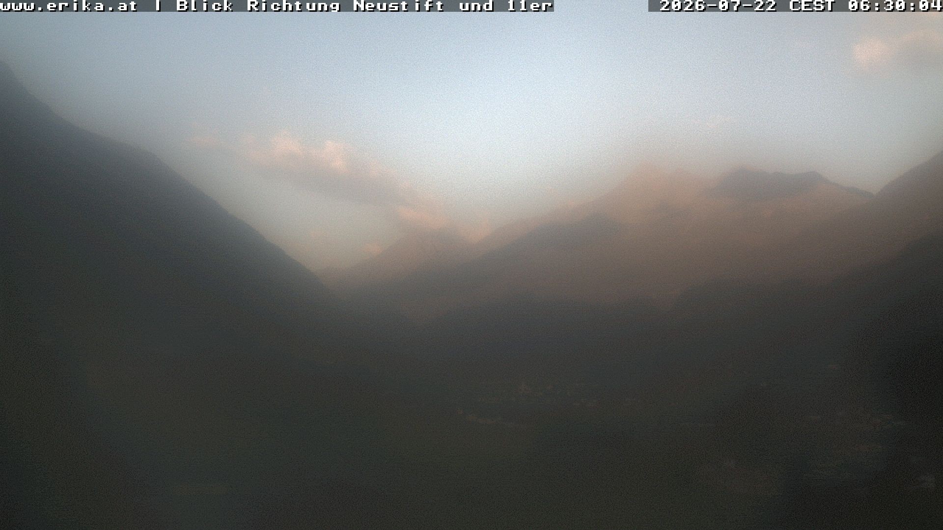 Archiv Foto Webcam Neustift: Blick vom Hotel Erika
