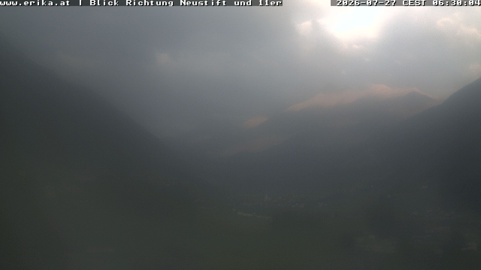 Archiv Foto Webcam Neustift: Blick vom Hotel Erika