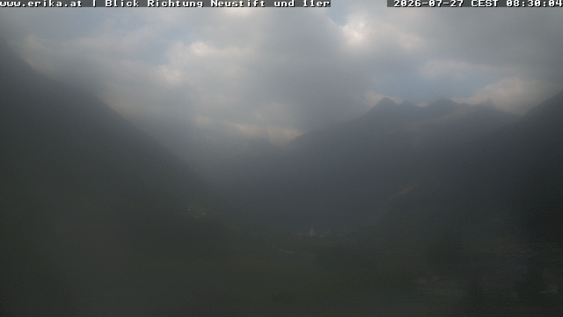 Archiv Foto Webcam Neustift: Blick vom Hotel Erika