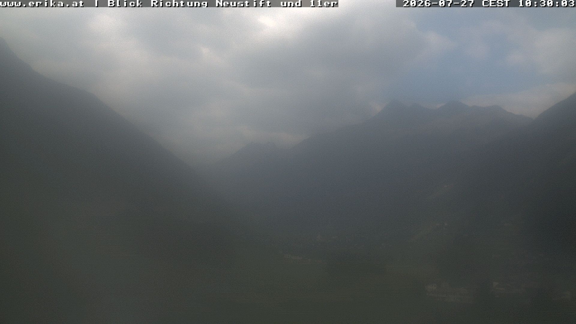 Archiv Foto Webcam Neustift: Blick vom Hotel Erika