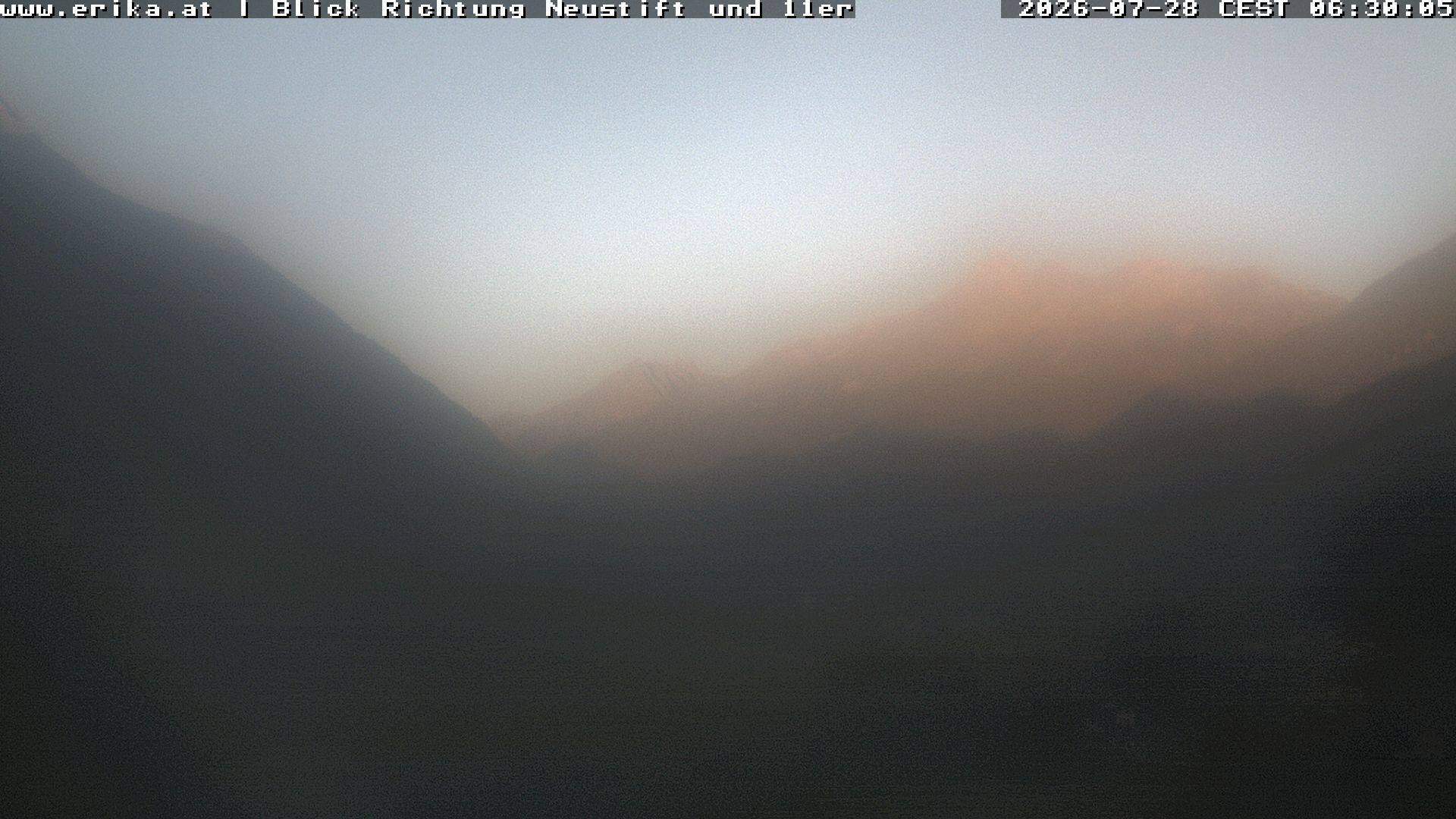 Archiv Foto Webcam Neustift: Blick vom Hotel Erika