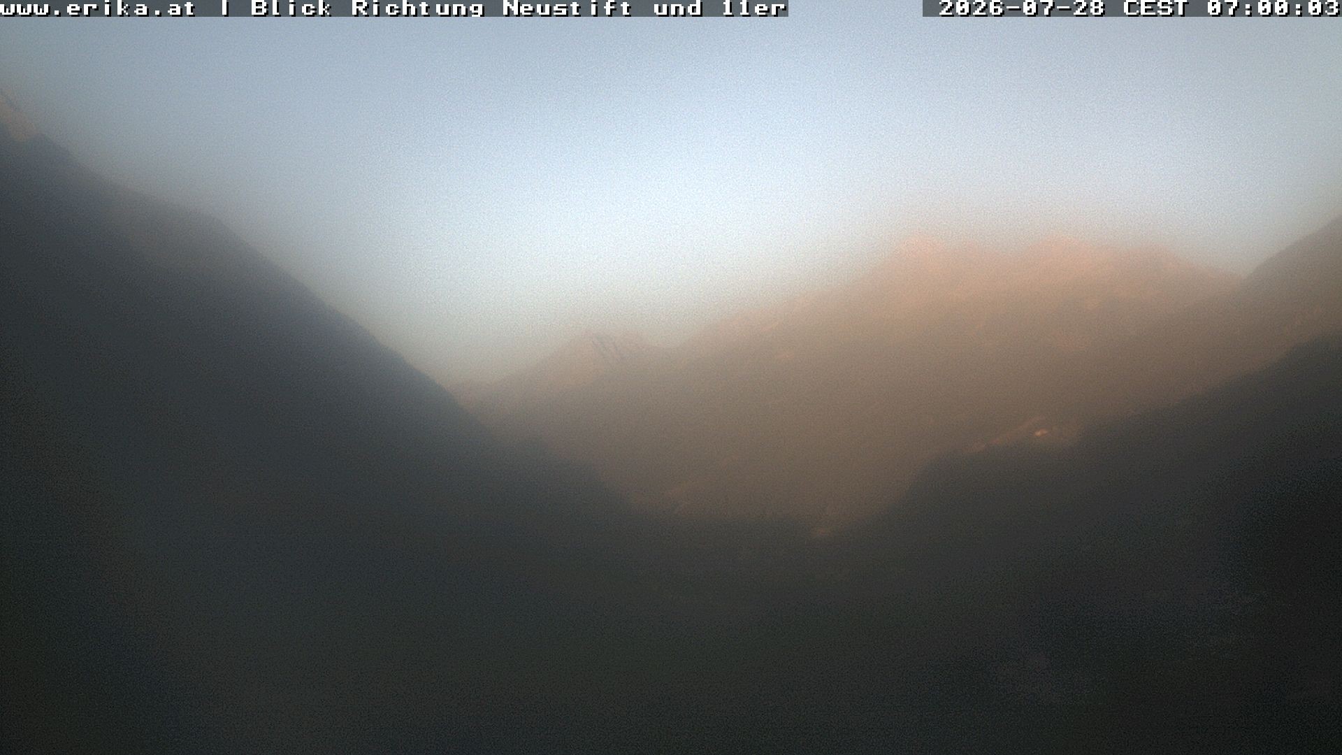 Archiv Foto Webcam Neustift: Blick vom Hotel Erika
