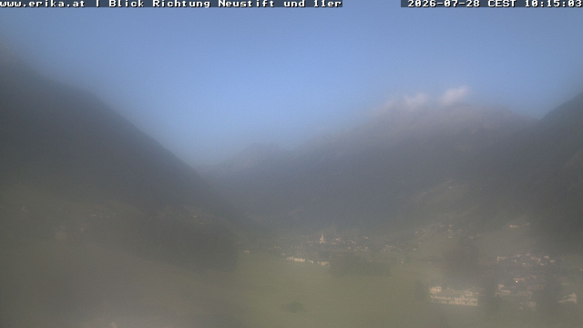 Archiv Foto Webcam Neustift: Blick vom Hotel Erika