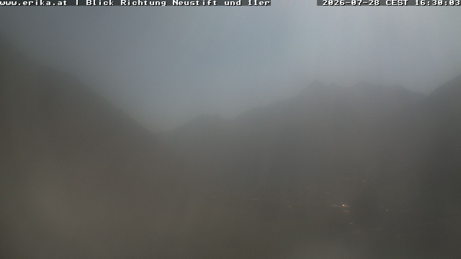Archiv Foto Webcam Neustift: Blick vom Hotel Erika