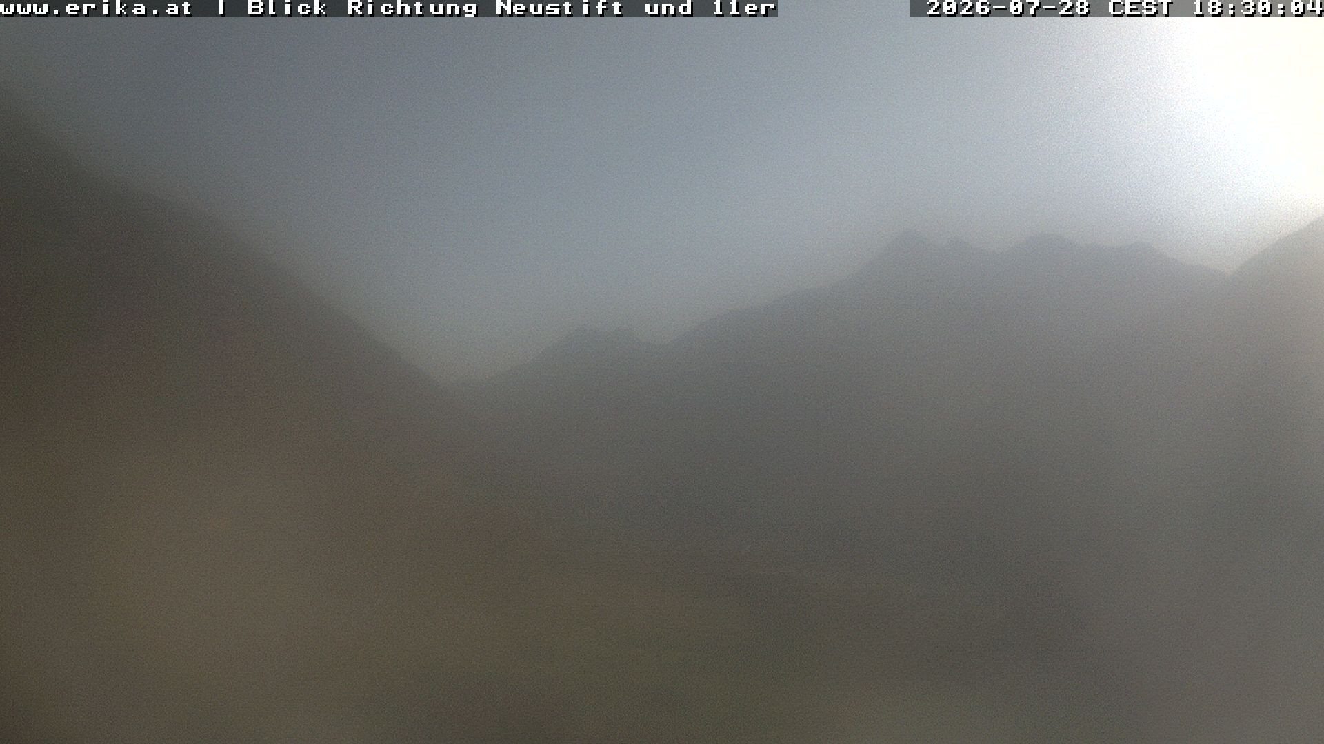 Archiv Foto Webcam Neustift: Blick vom Hotel Erika