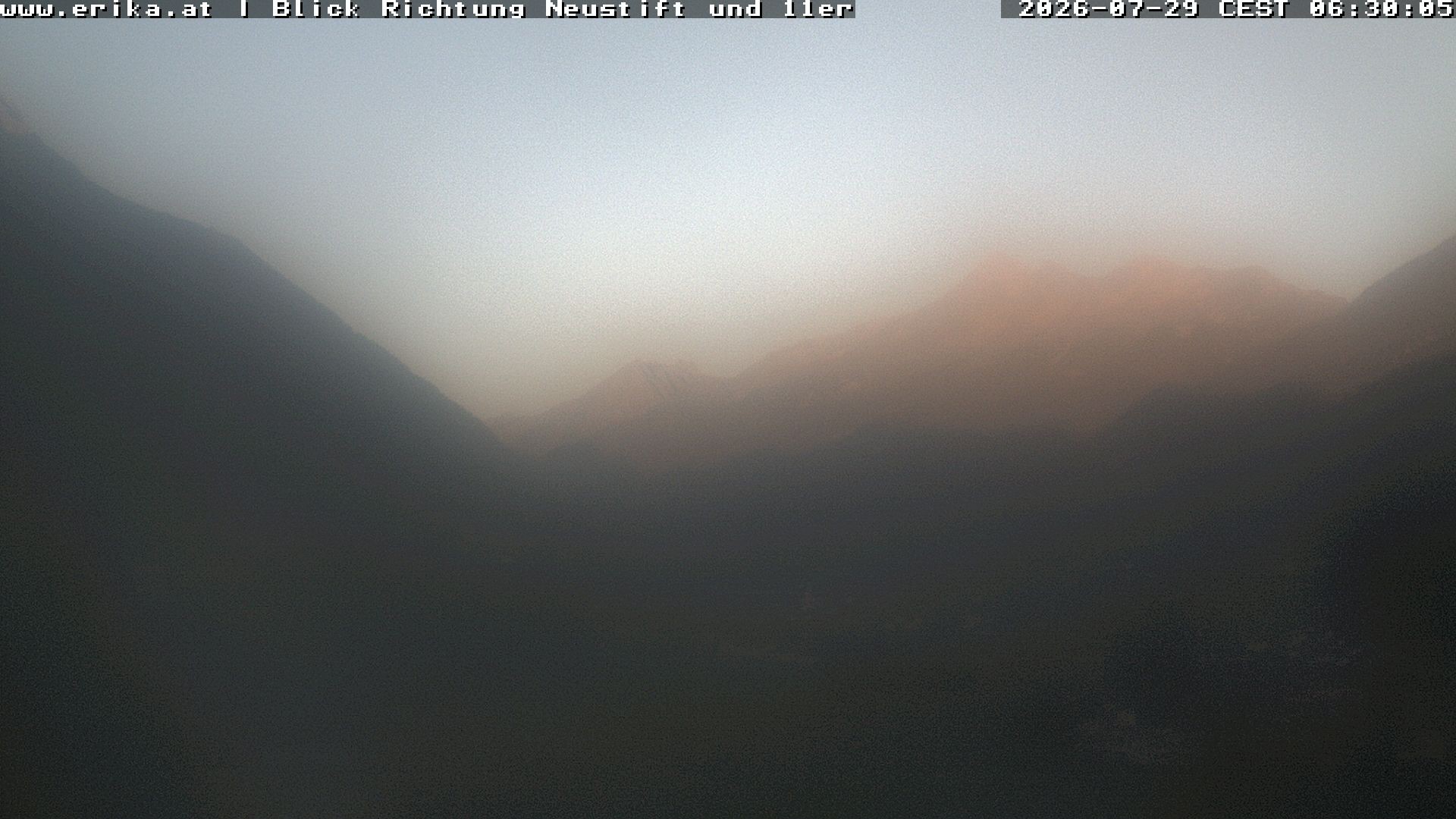 Archiv Foto Webcam Neustift: Blick vom Hotel Erika