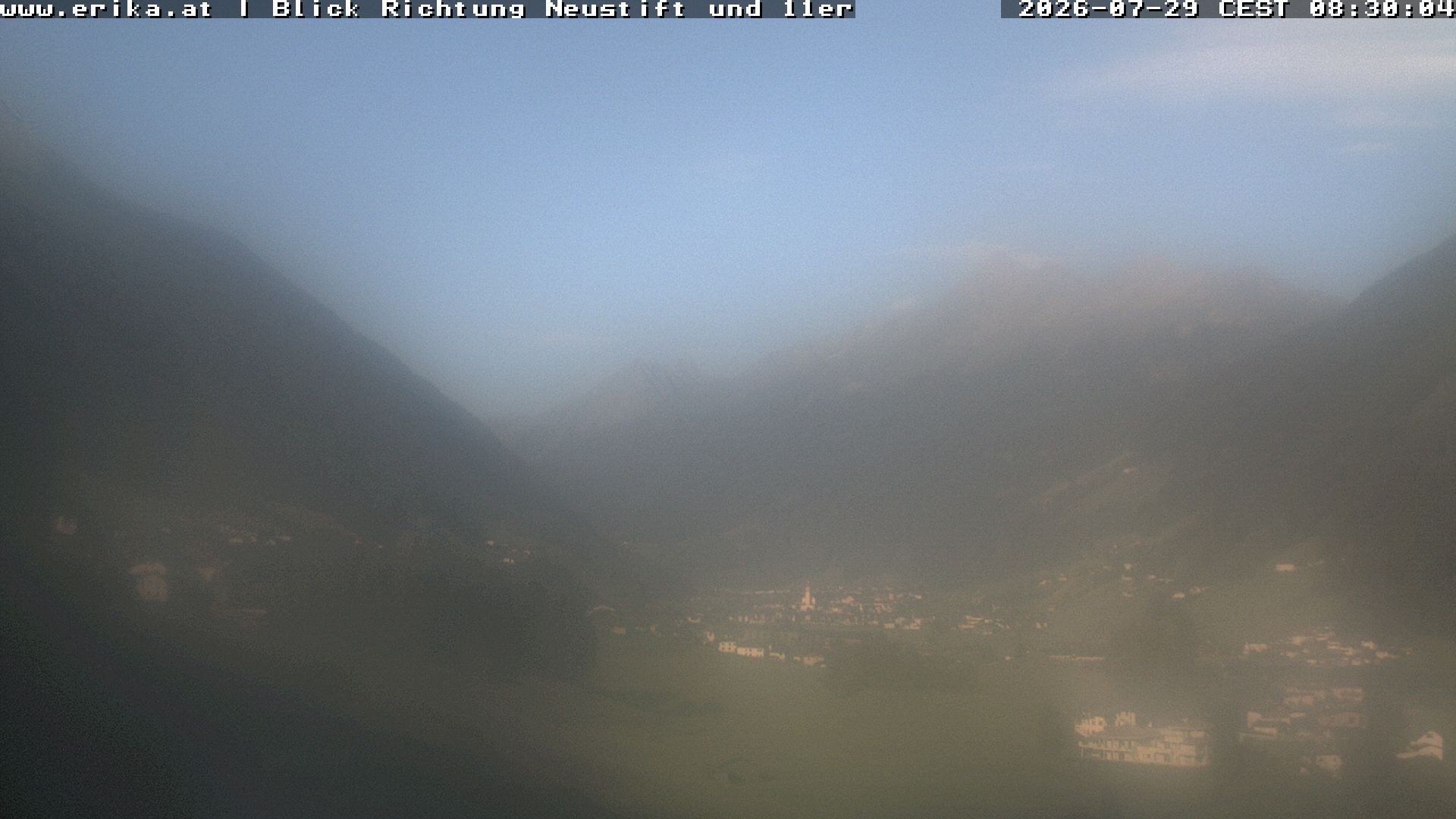 Archiv Foto Webcam Neustift: Blick vom Hotel Erika
