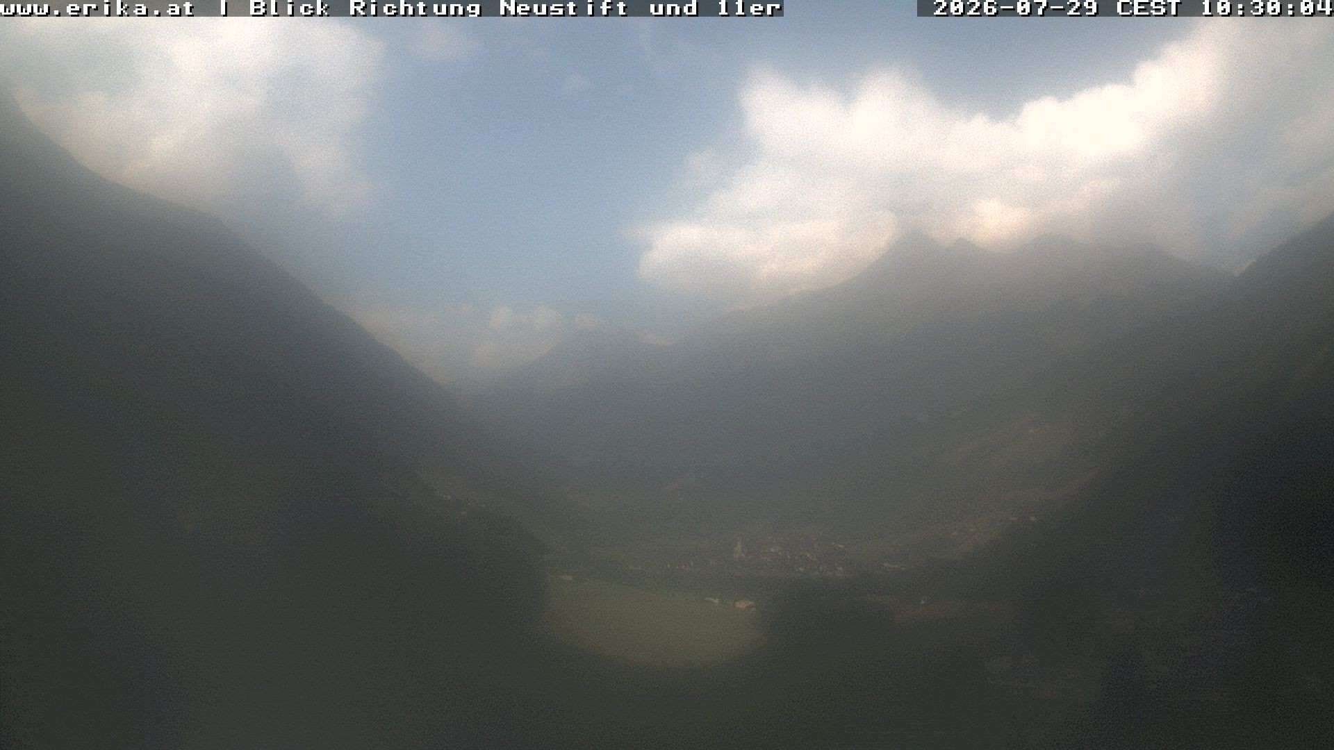 Archiv Foto Webcam Neustift: Blick vom Hotel Erika