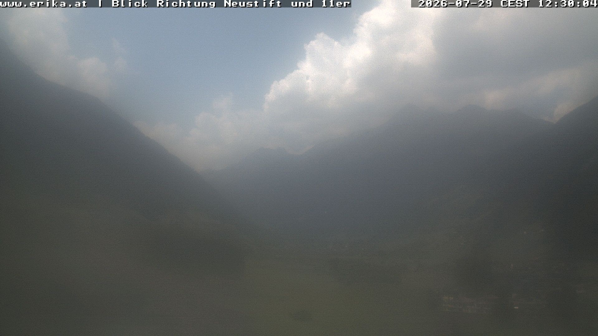Archiv Foto Webcam Neustift: Blick vom Hotel Erika