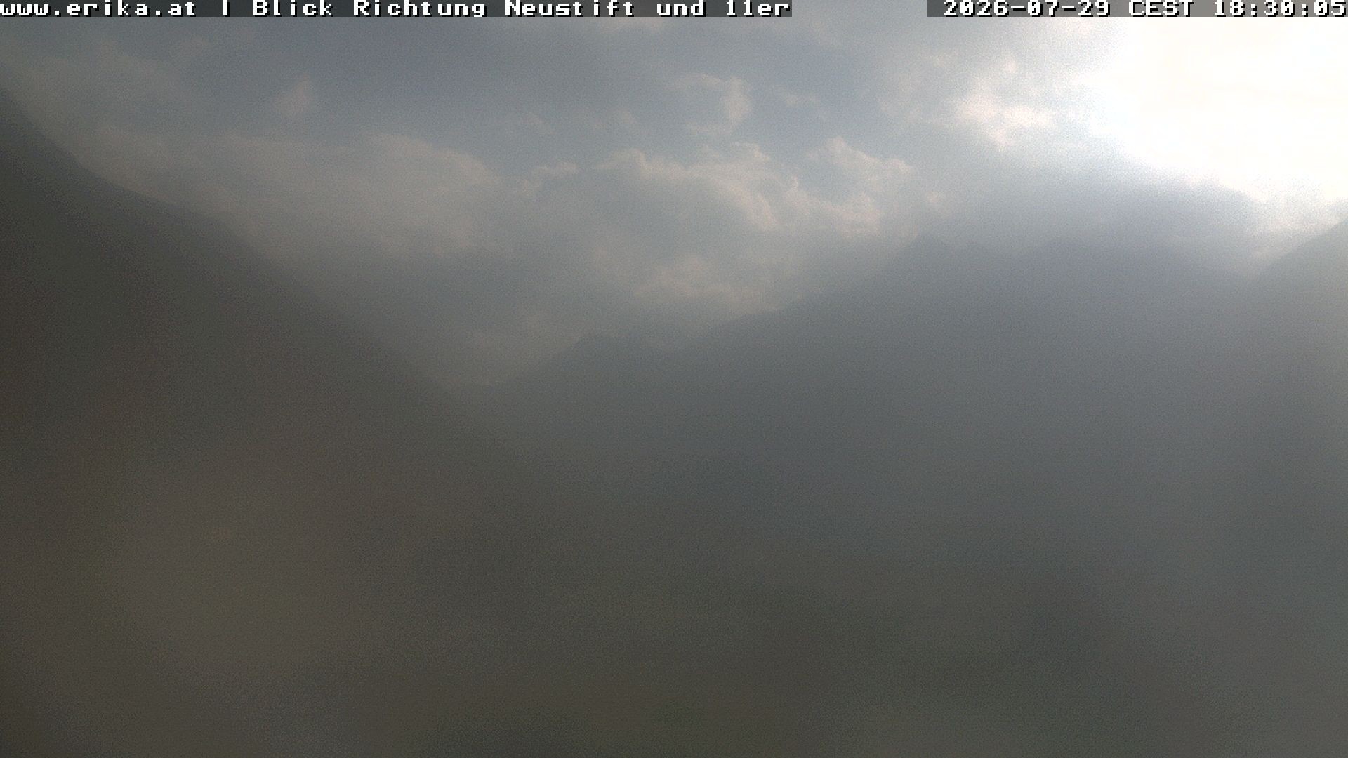 Archiv Foto Webcam Neustift: Blick vom Hotel Erika