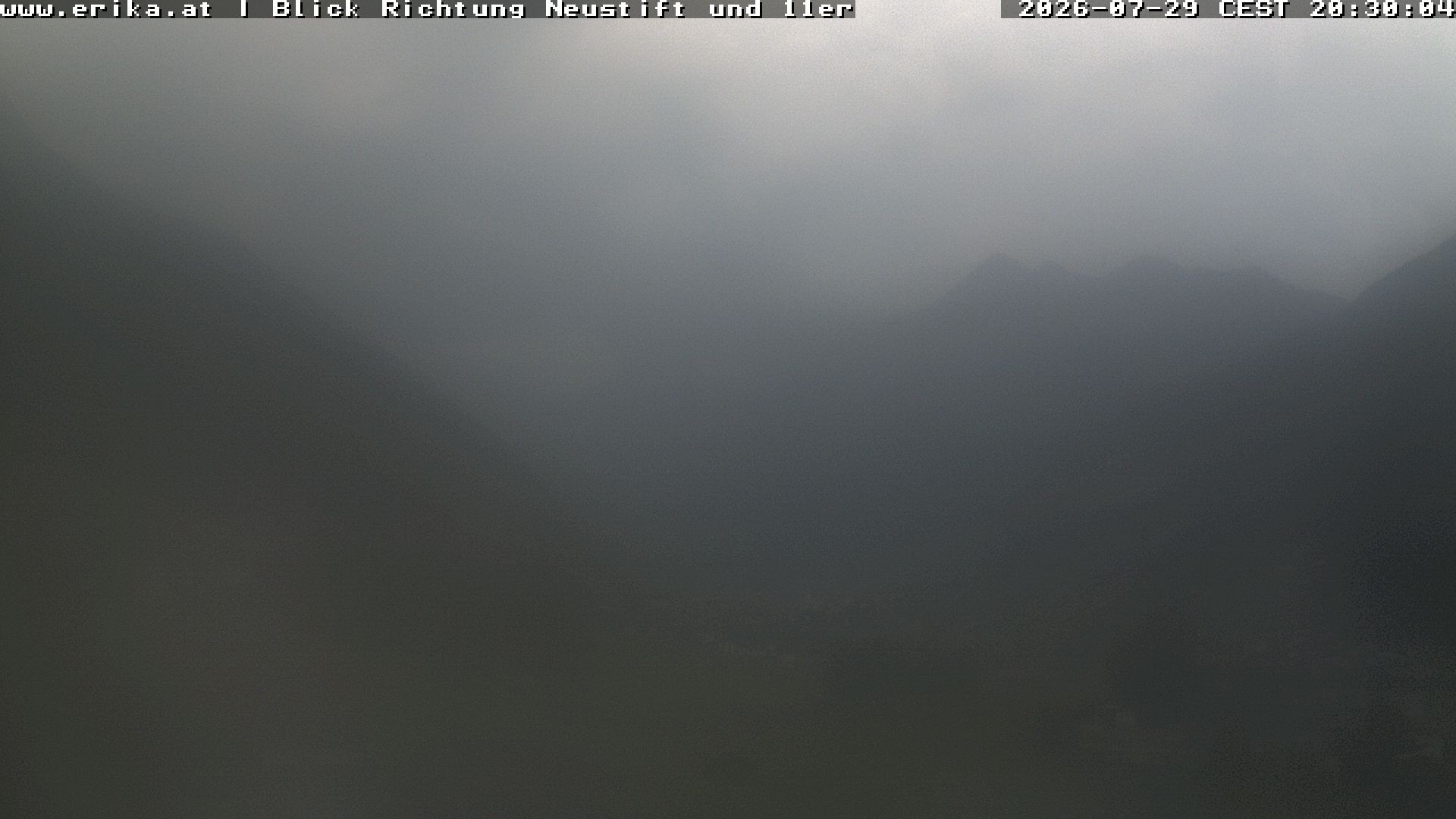 Archiv Foto Webcam Neustift: Blick vom Hotel Erika