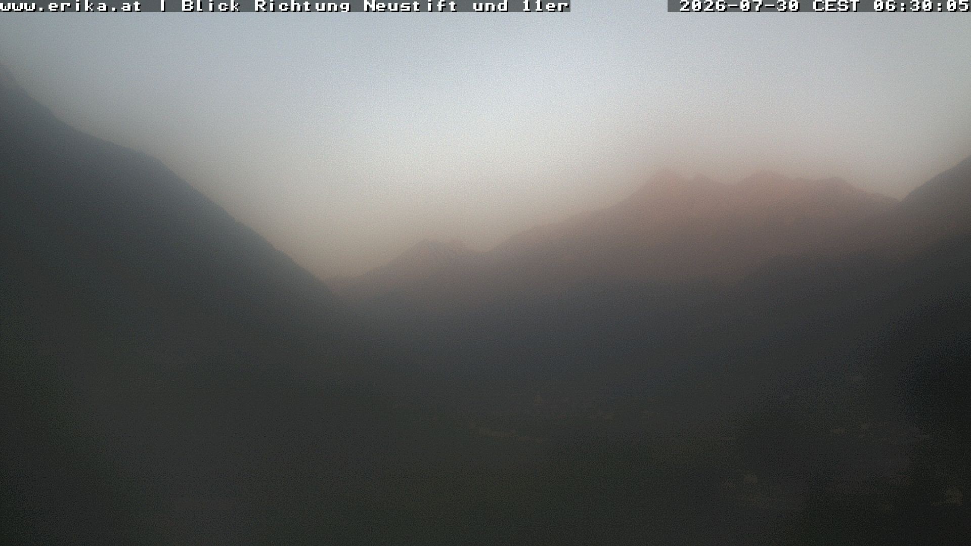 Archiv Foto Webcam Neustift: Blick vom Hotel Erika