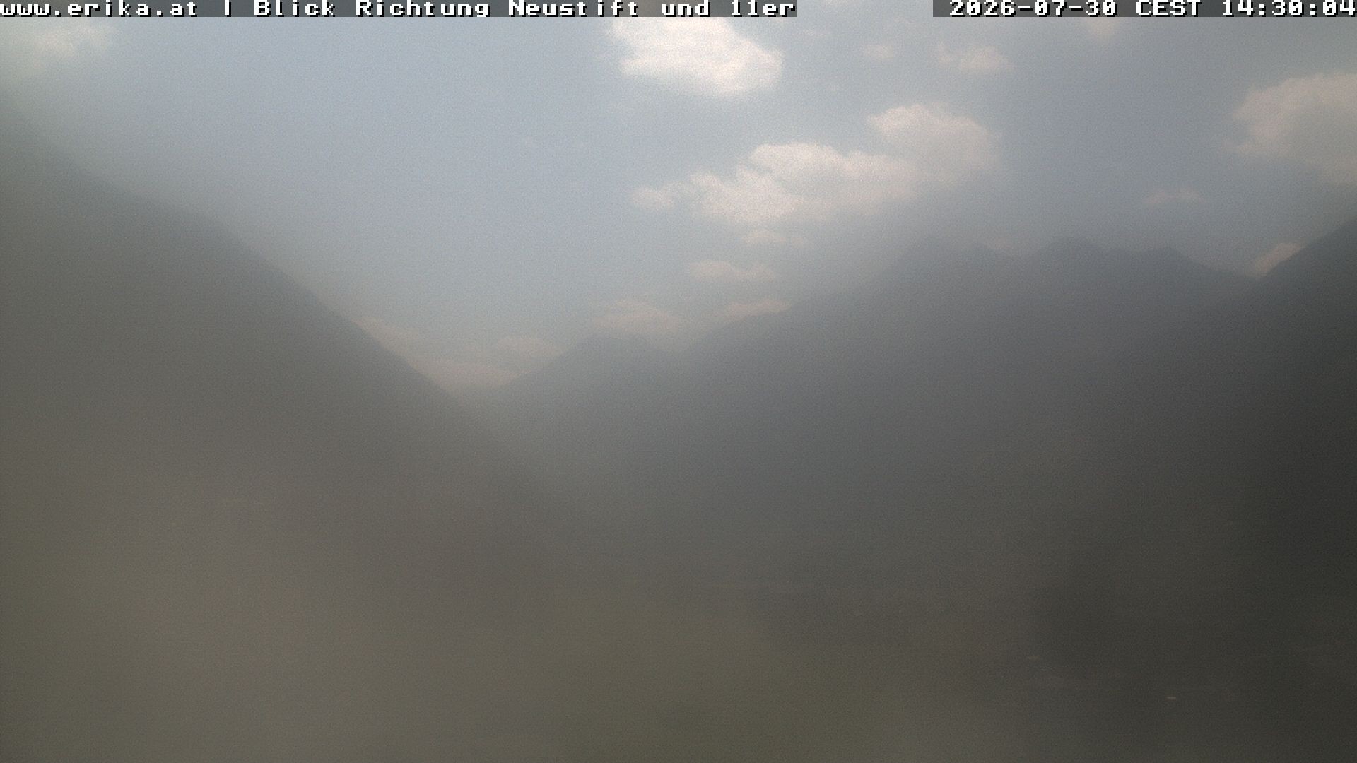 Archiv Foto Webcam Neustift: Blick vom Hotel Erika