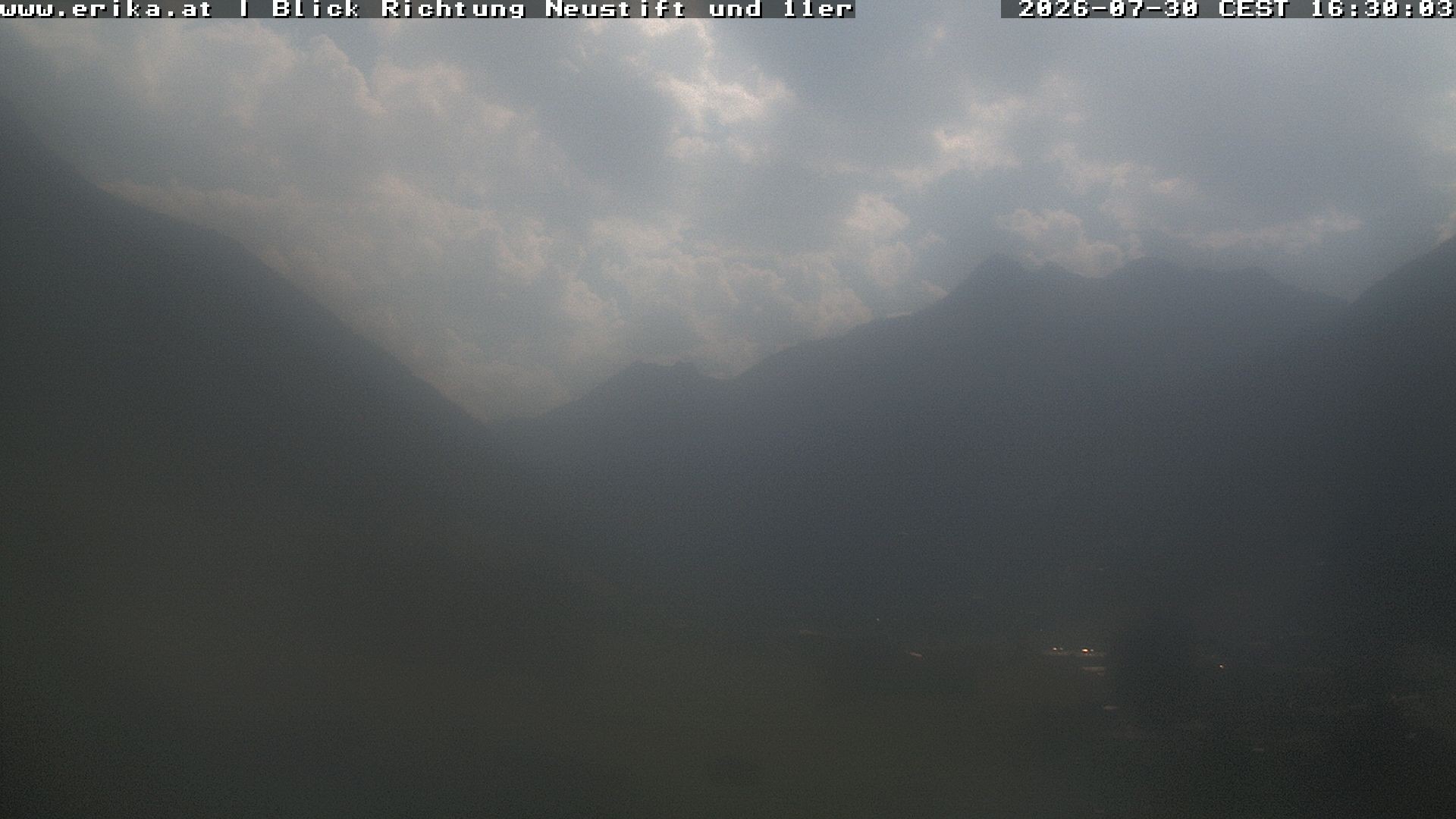 Archiv Foto Webcam Neustift: Blick vom Hotel Erika