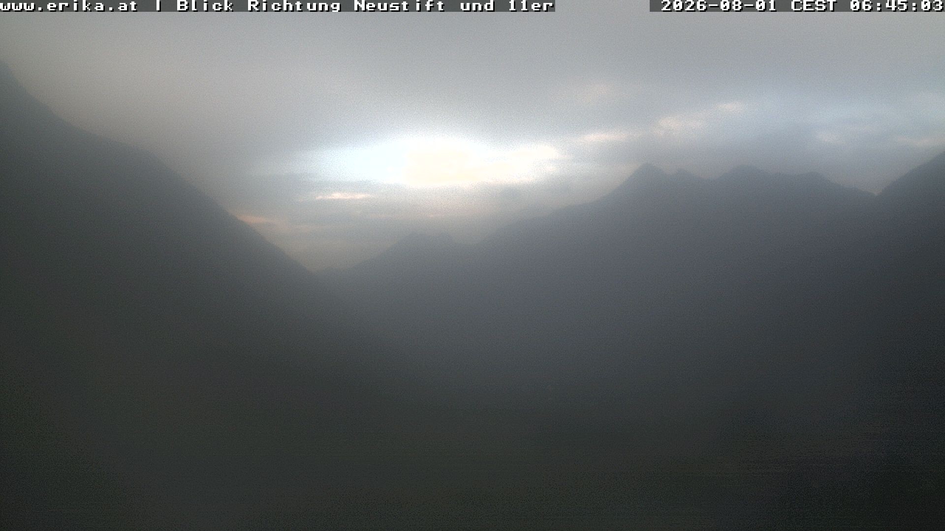 Archiv Foto Webcam Neustift: Blick vom Hotel Erika