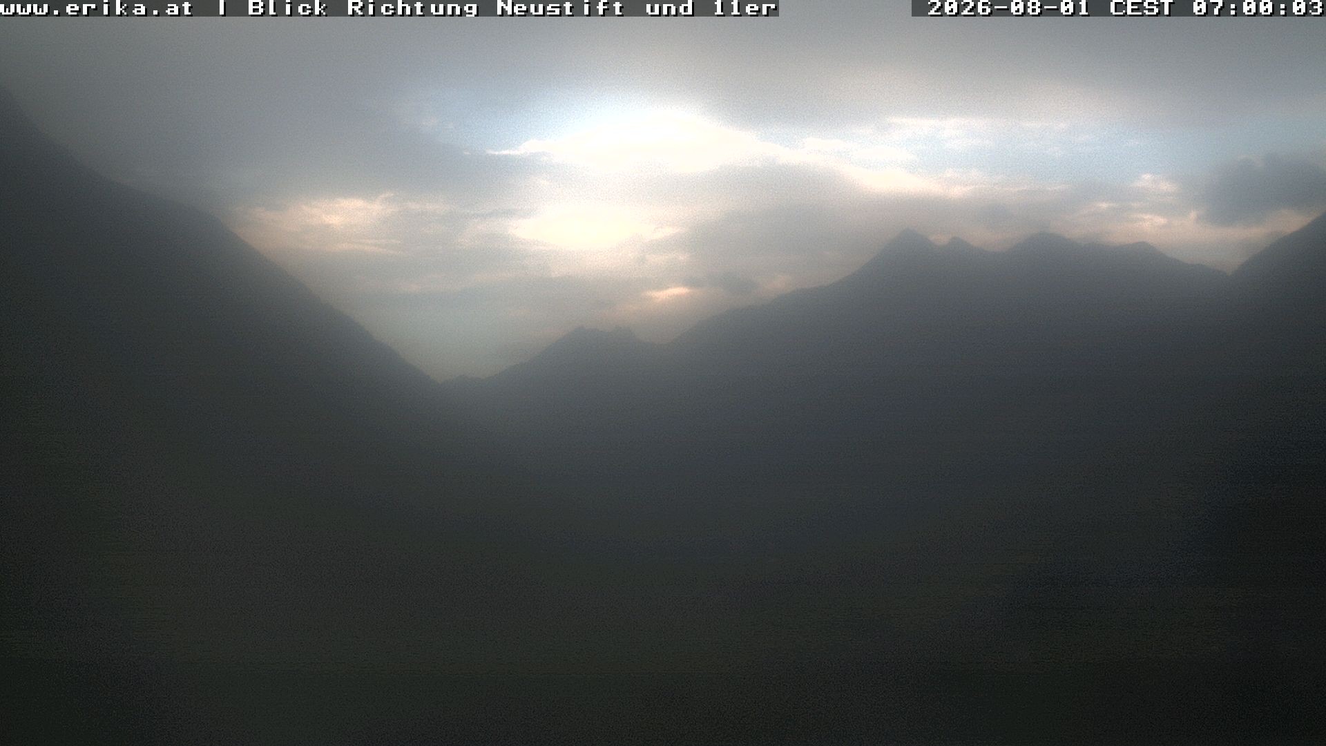 Archiv Foto Webcam Neustift: Blick vom Hotel Erika