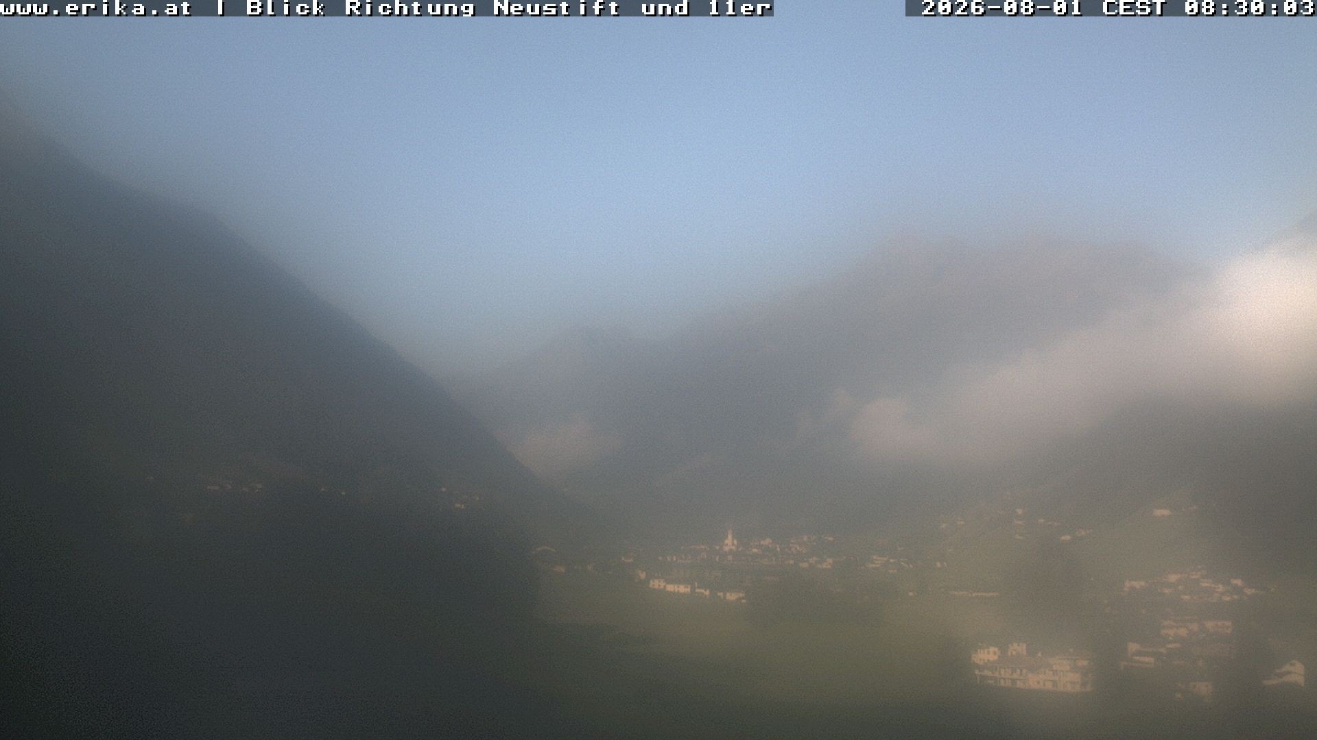 Archiv Foto Webcam Neustift: Blick vom Hotel Erika