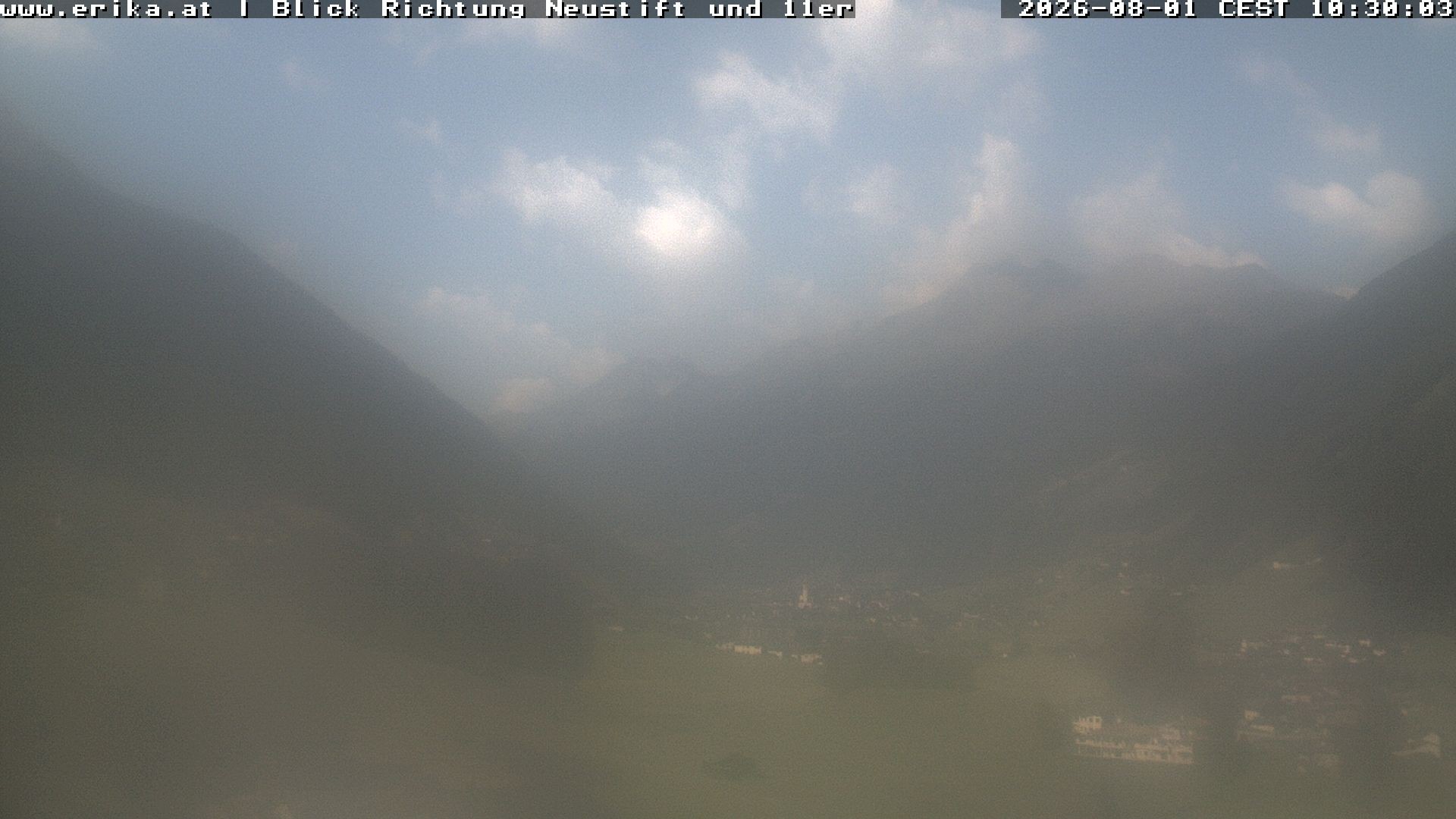 Archiv Foto Webcam Neustift: Blick vom Hotel Erika
