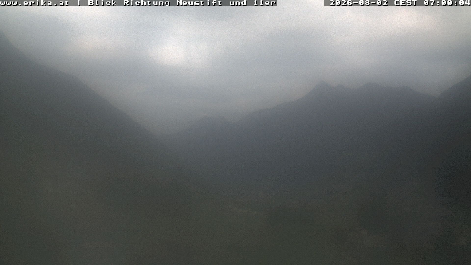 Archived image Webcam Neustift: View of the Stubai Glacier