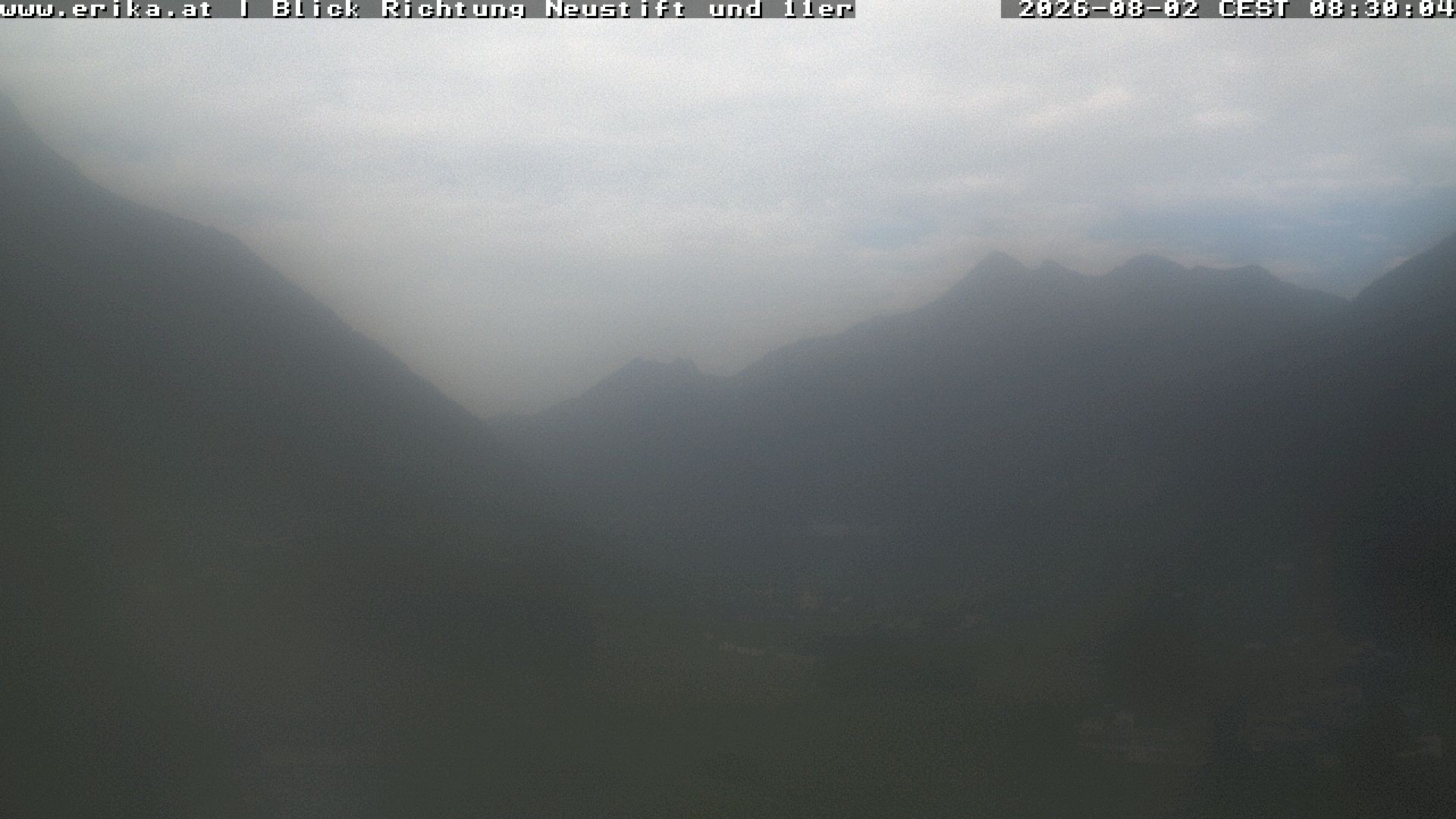 Archived image Webcam Neustift: View of the Stubai Glacier