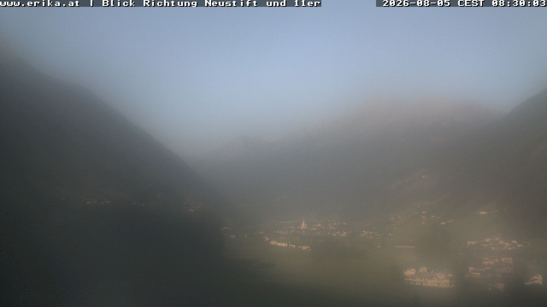 Archiv Foto Webcam Neustift: Blick vom Hotel Erika