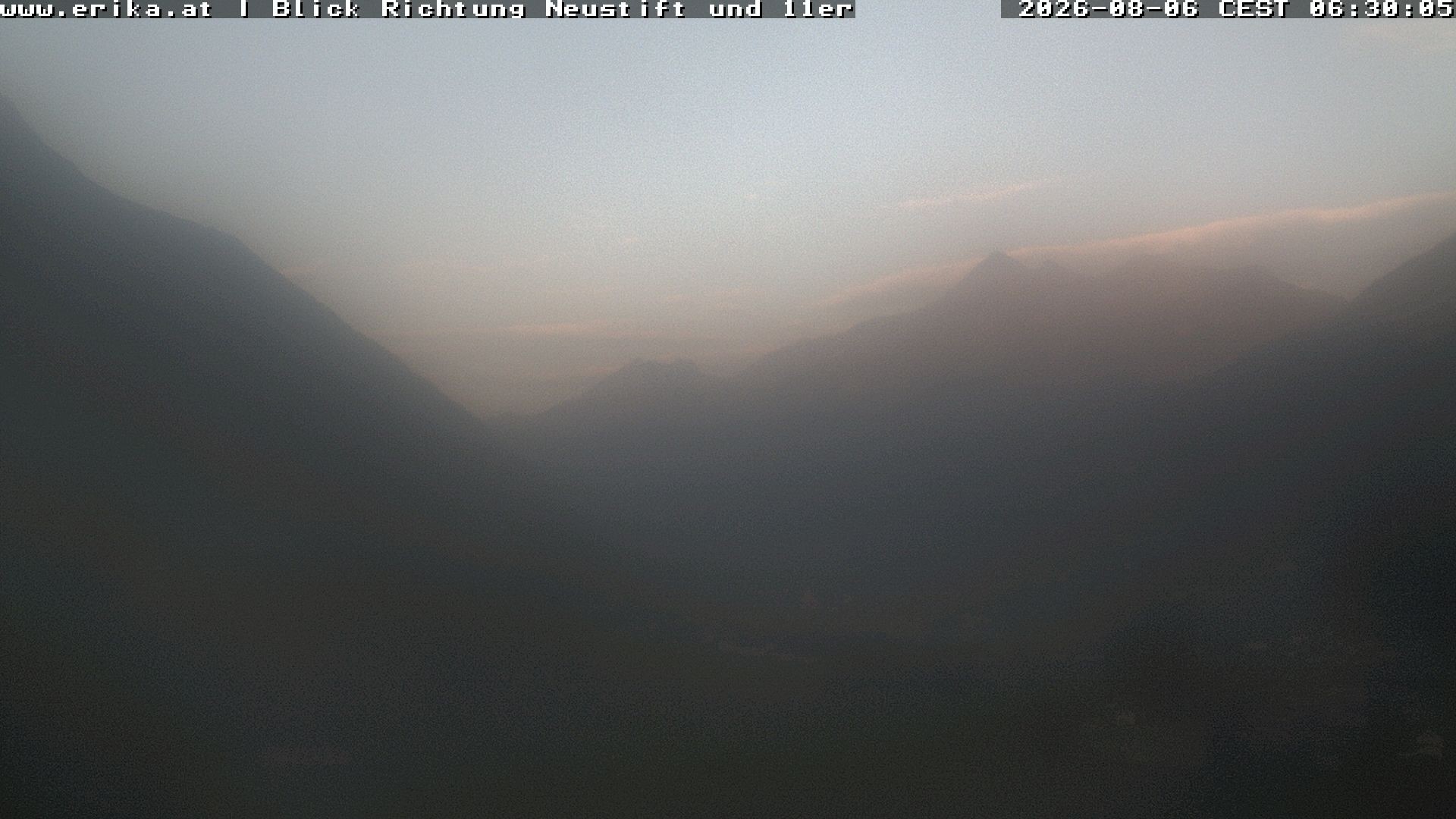 Archiv Foto Webcam Neustift: Blick vom Hotel Erika