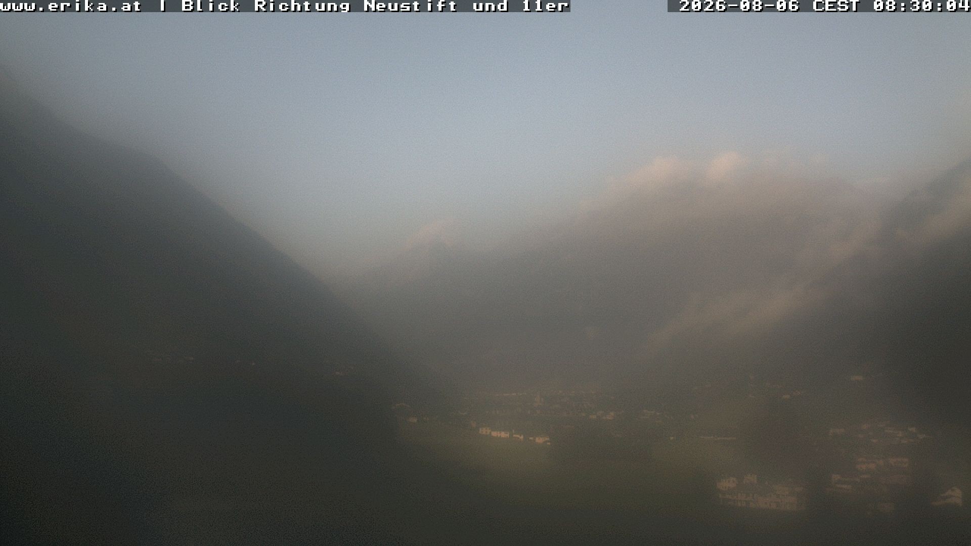 Archiv Foto Webcam Neustift: Blick vom Hotel Erika