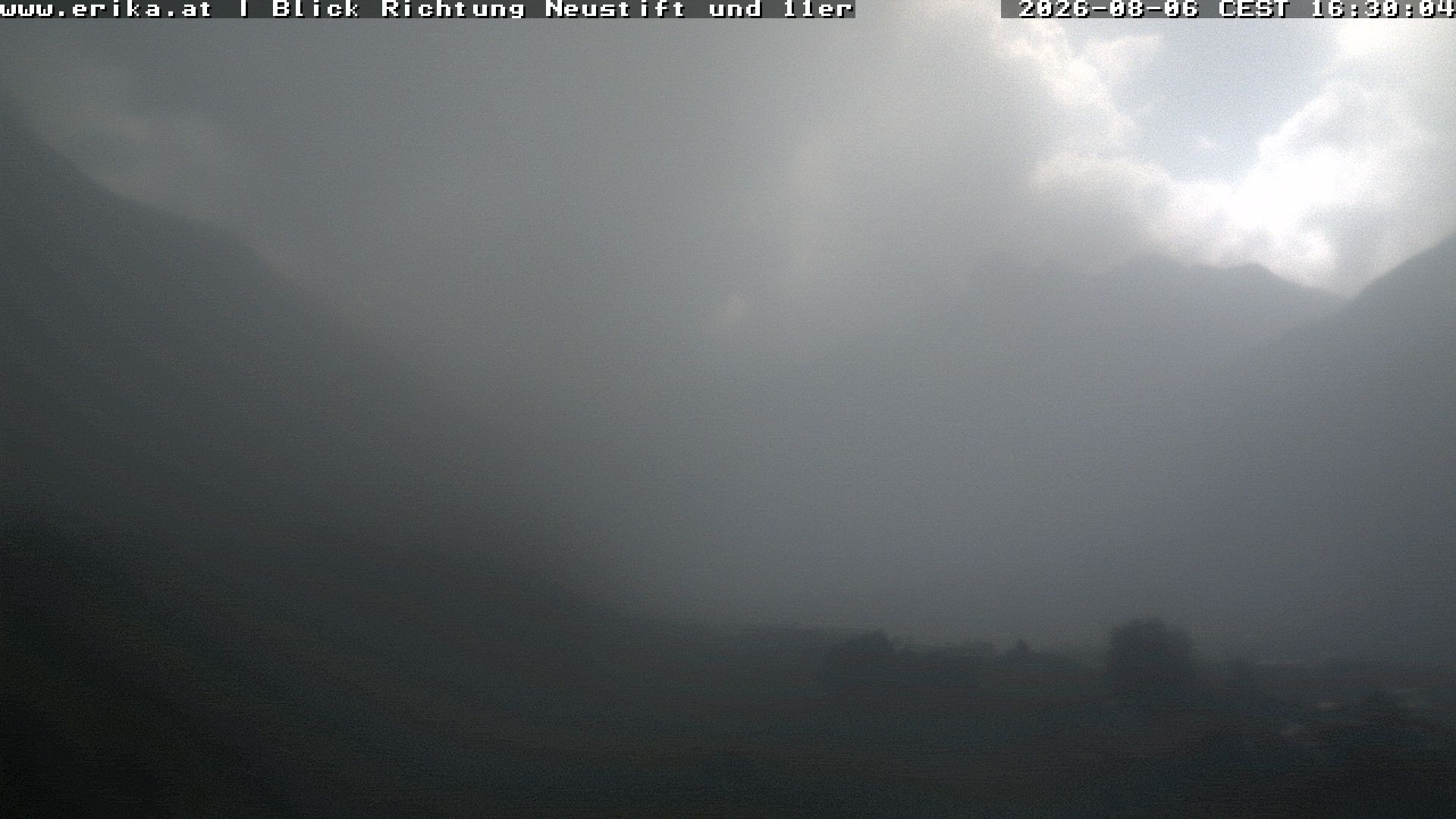Archiv Foto Webcam Neustift: Blick vom Hotel Erika