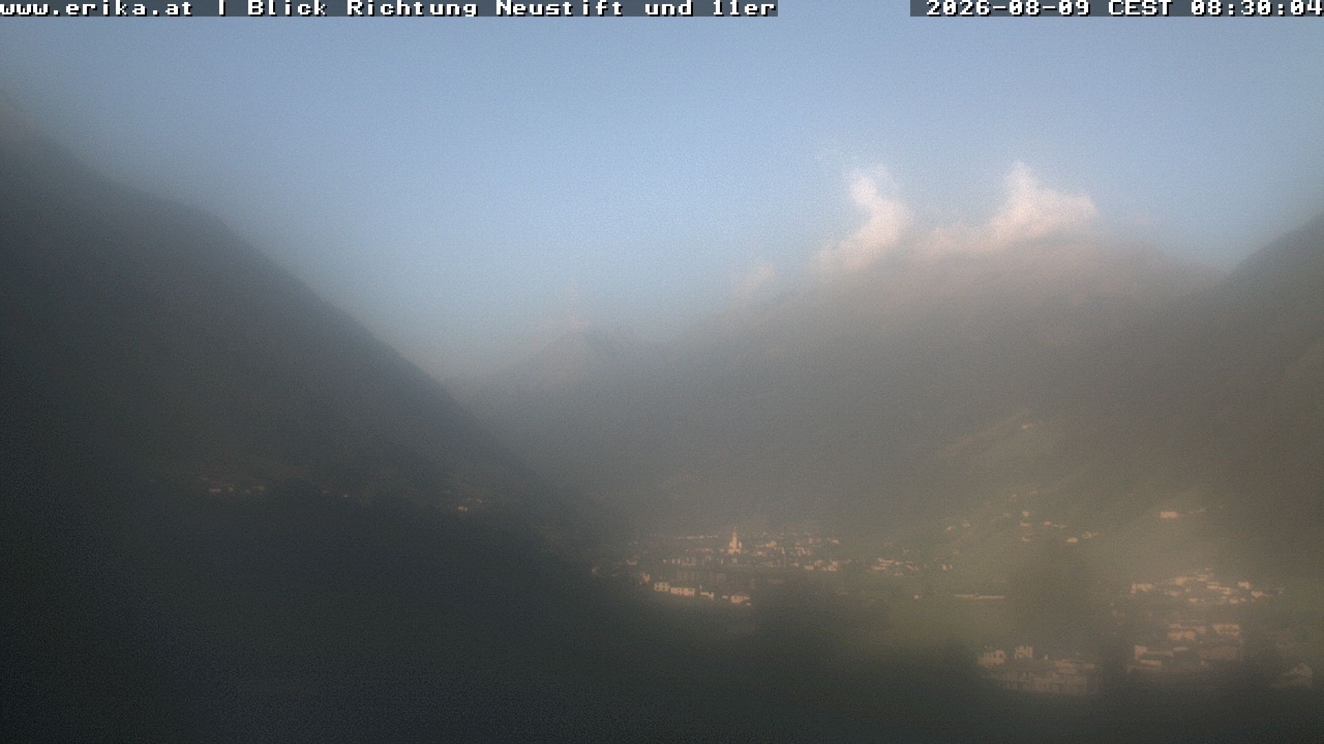Archiv Foto Webcam Neustift: Blick vom Hotel Erika