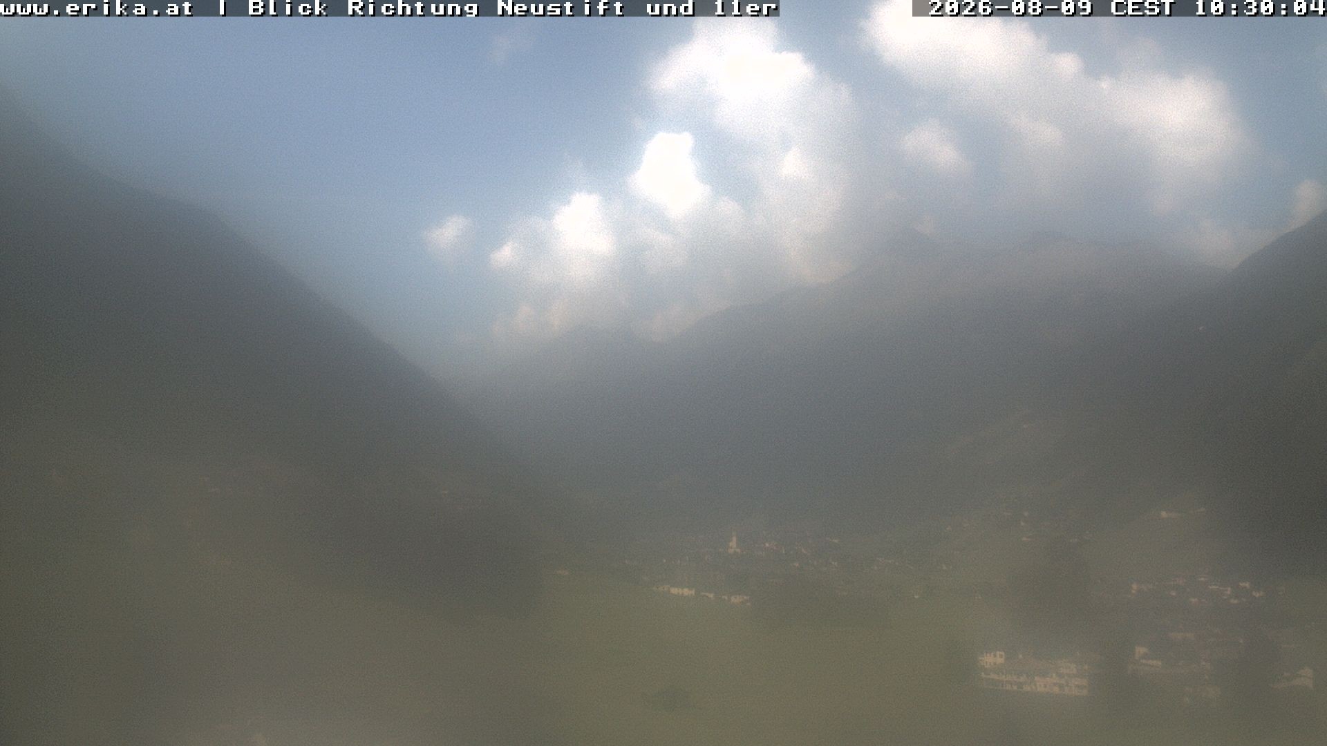 Archiv Foto Webcam Neustift: Blick vom Hotel Erika