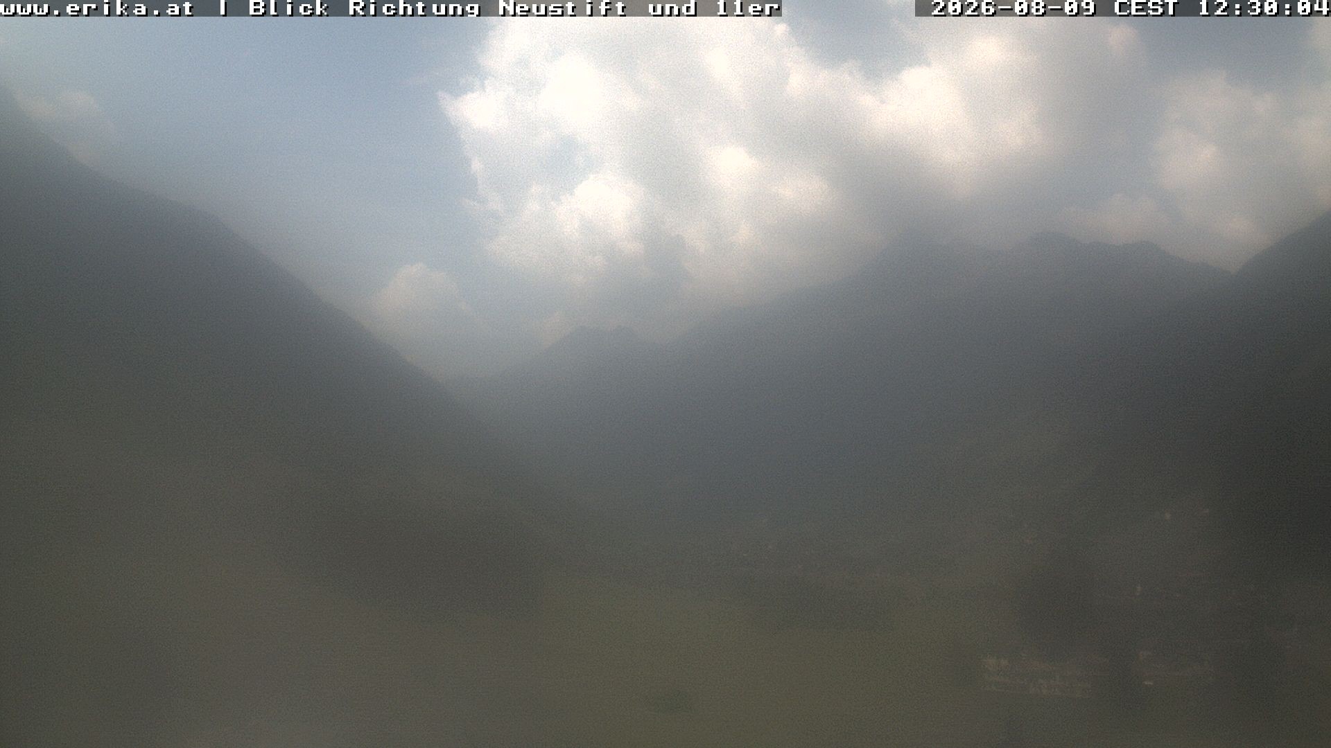 Archiv Foto Webcam Neustift: Blick vom Hotel Erika