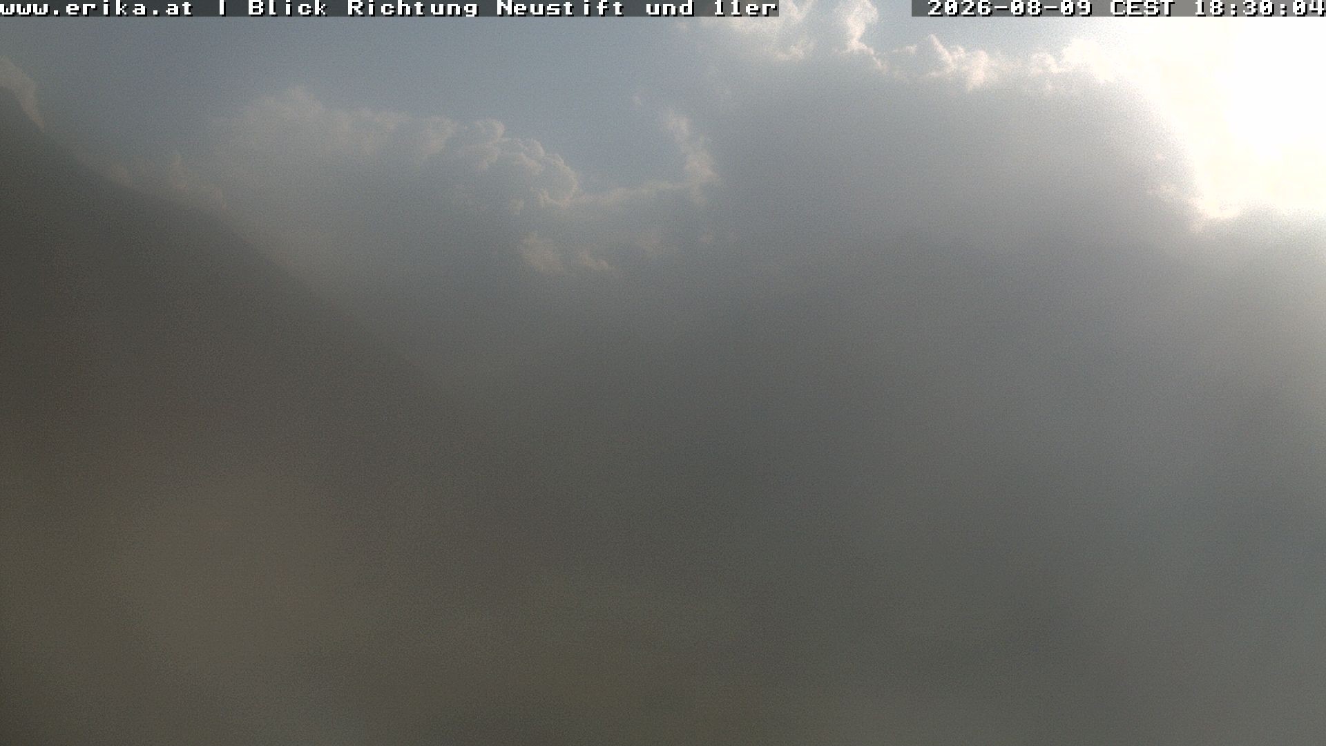 Archiv Foto Webcam Neustift: Blick vom Hotel Erika