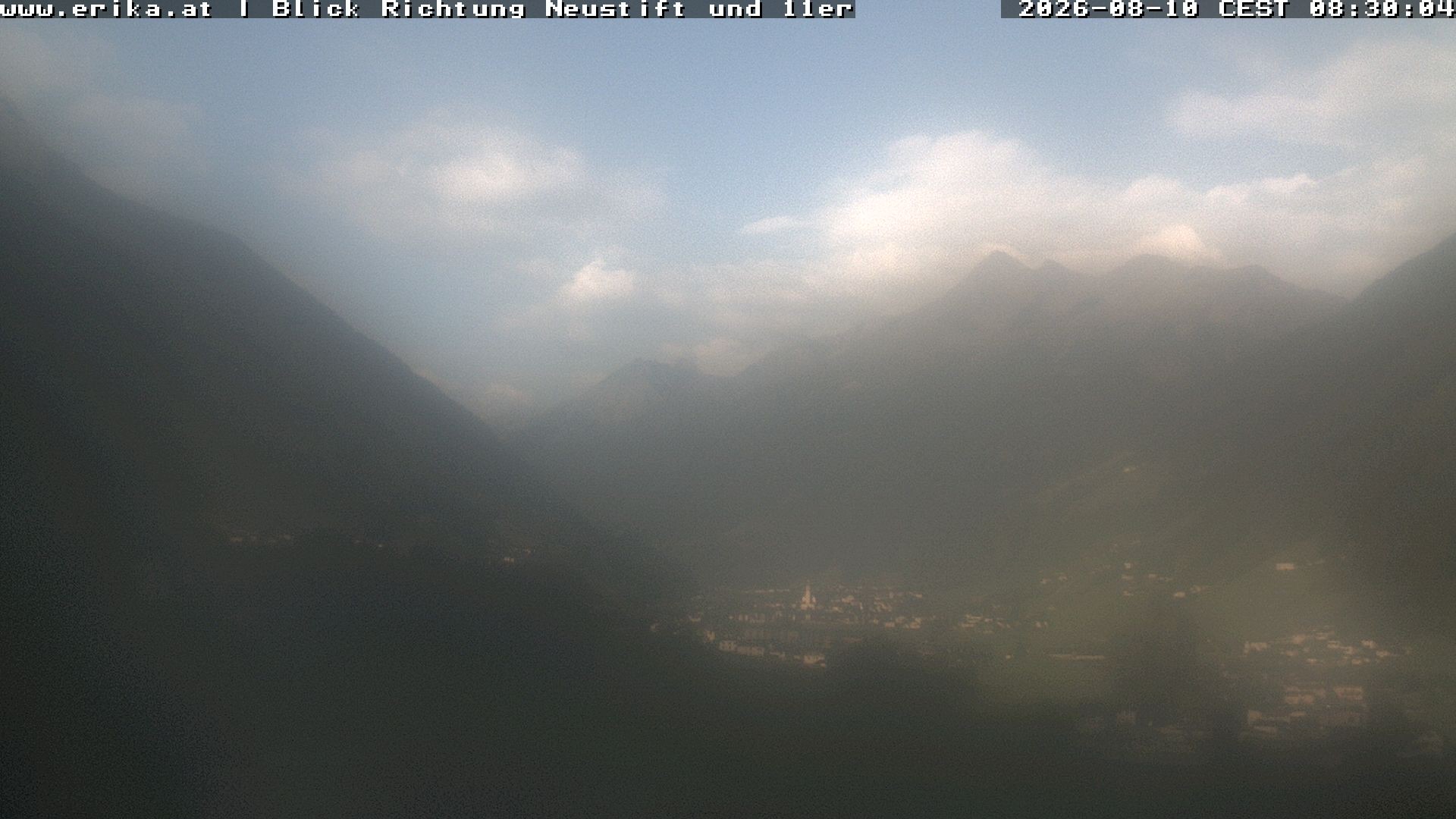 Archiv Foto Webcam Neustift: Blick vom Hotel Erika