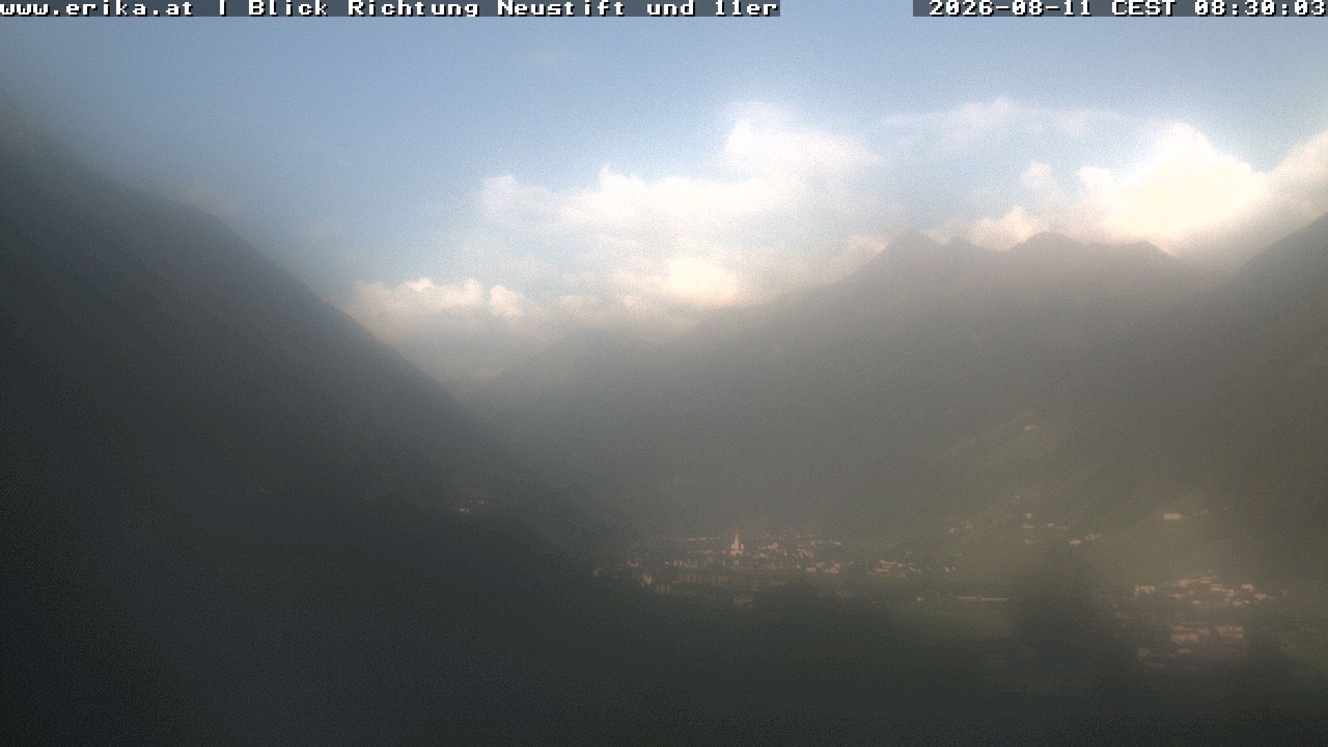 Archiv Foto Webcam Neustift: Blick vom Hotel Erika