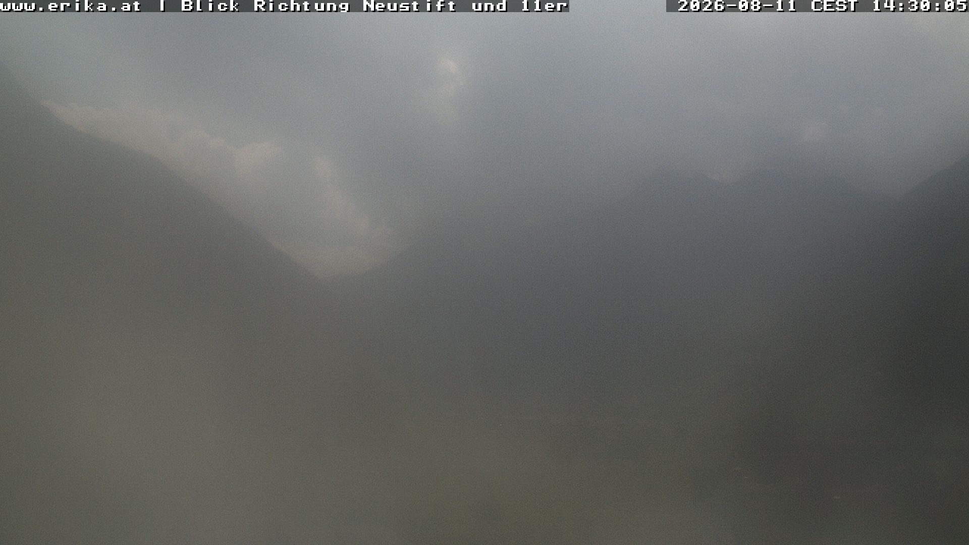 Archiv Foto Webcam Neustift: Blick vom Hotel Erika