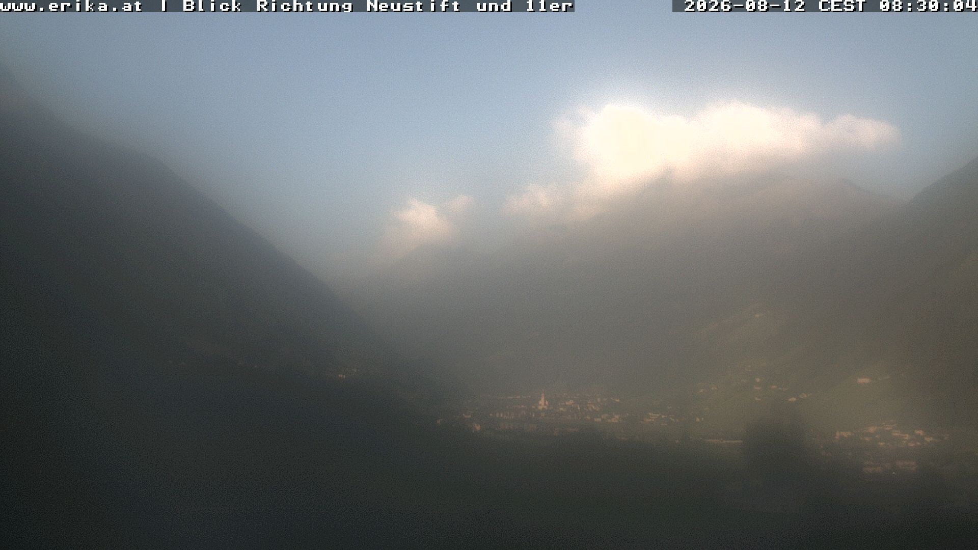 Archiv Foto Webcam Neustift: Blick vom Hotel Erika