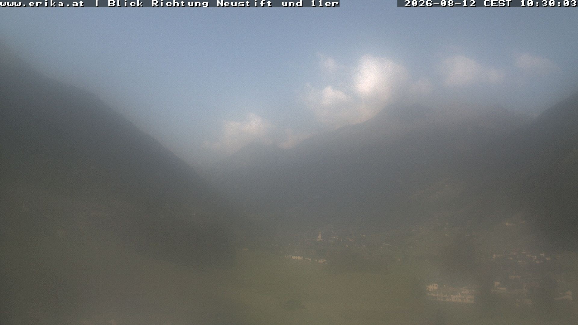 Archiv Foto Webcam Neustift: Blick vom Hotel Erika