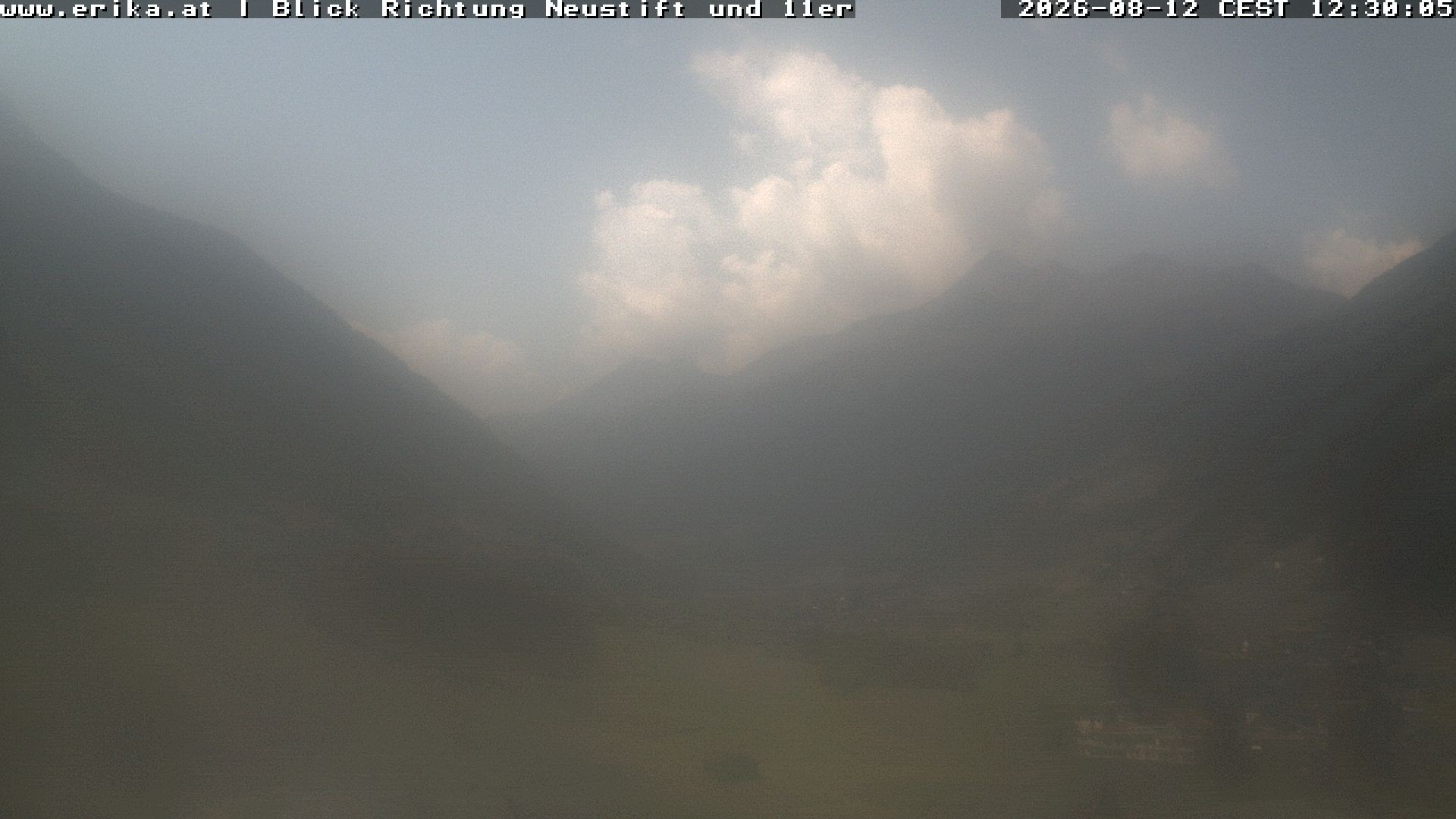 Archiv Foto Webcam Neustift: Blick vom Hotel Erika