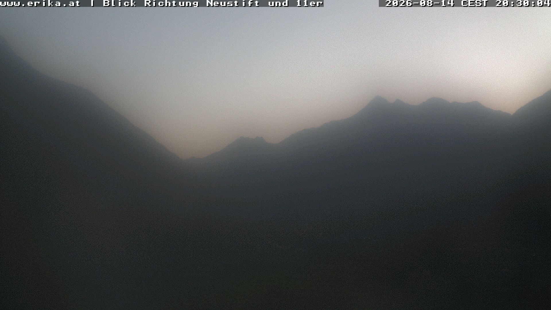 Archiv Foto Webcam Neustift: Blick vom Hotel Erika