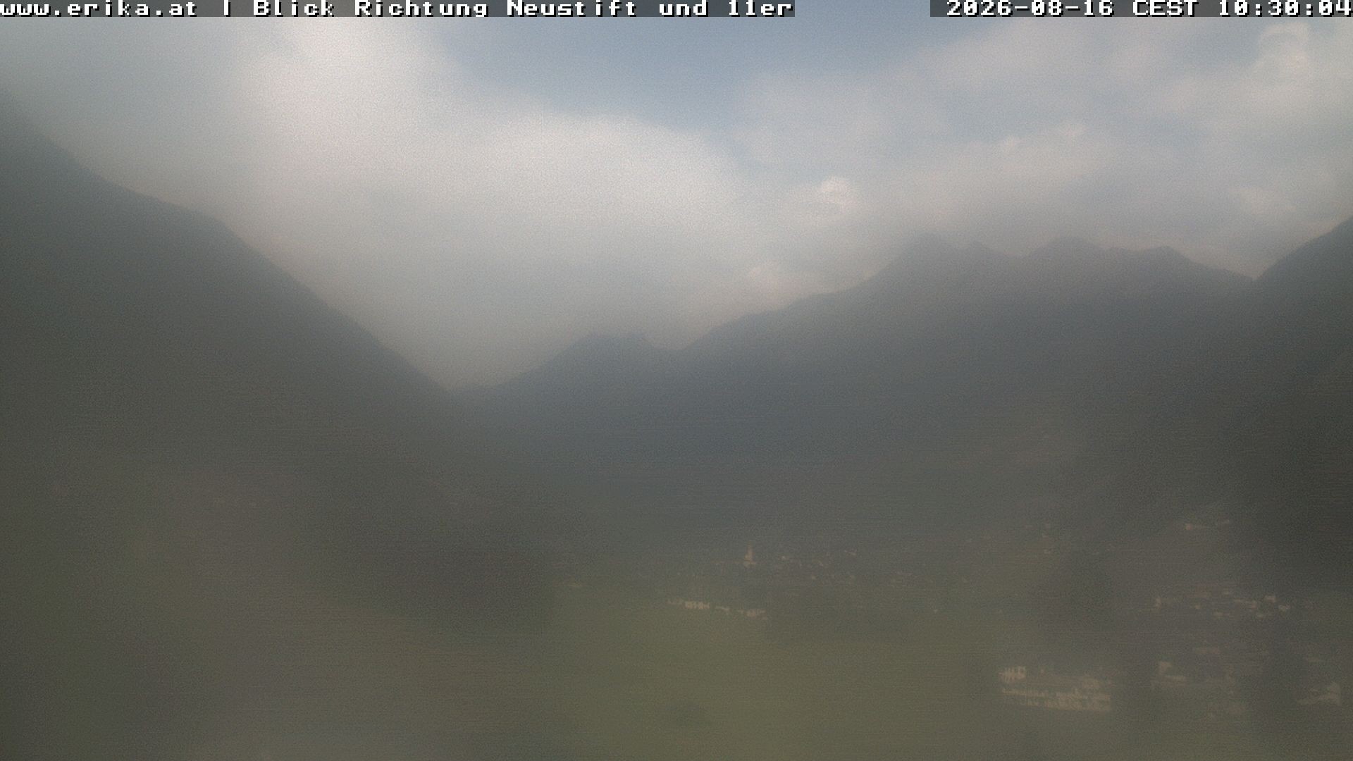 Archiv Foto Webcam Neustift: Blick vom Hotel Erika