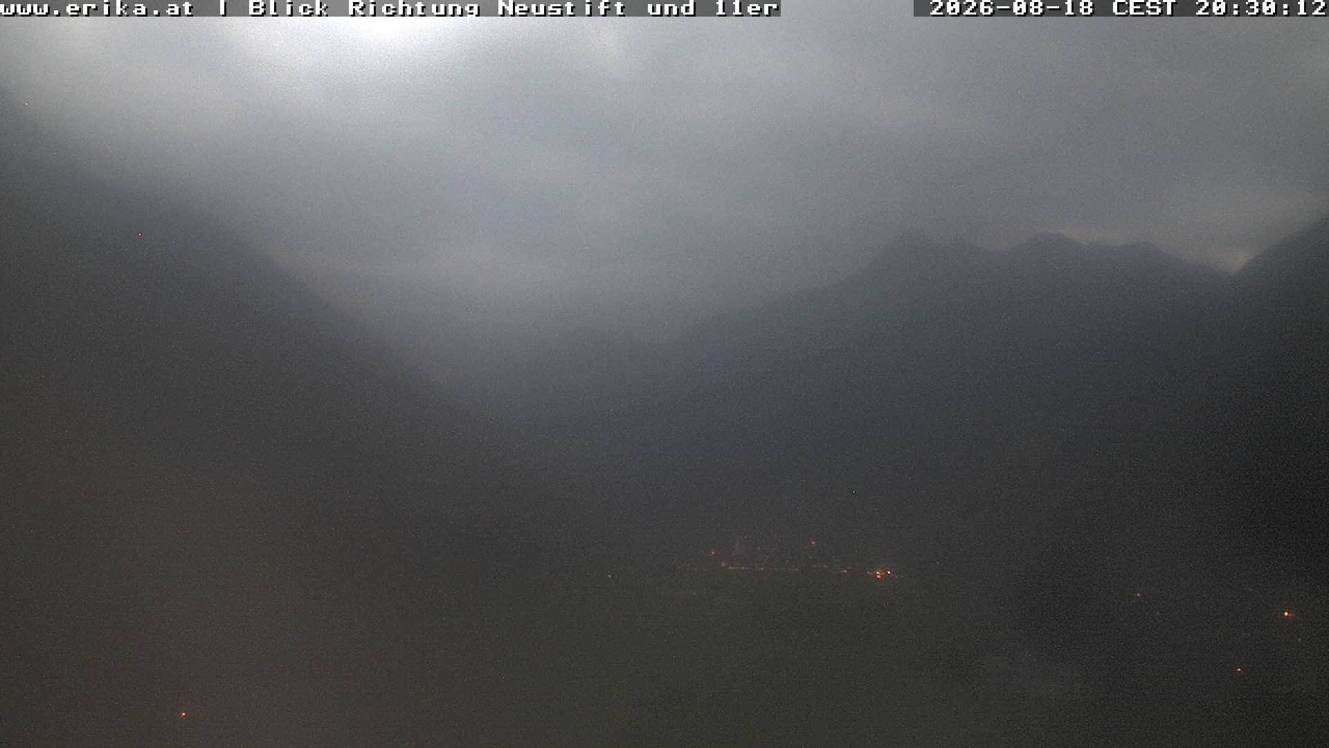Archiv Foto Webcam Neustift: Blick vom Hotel Erika