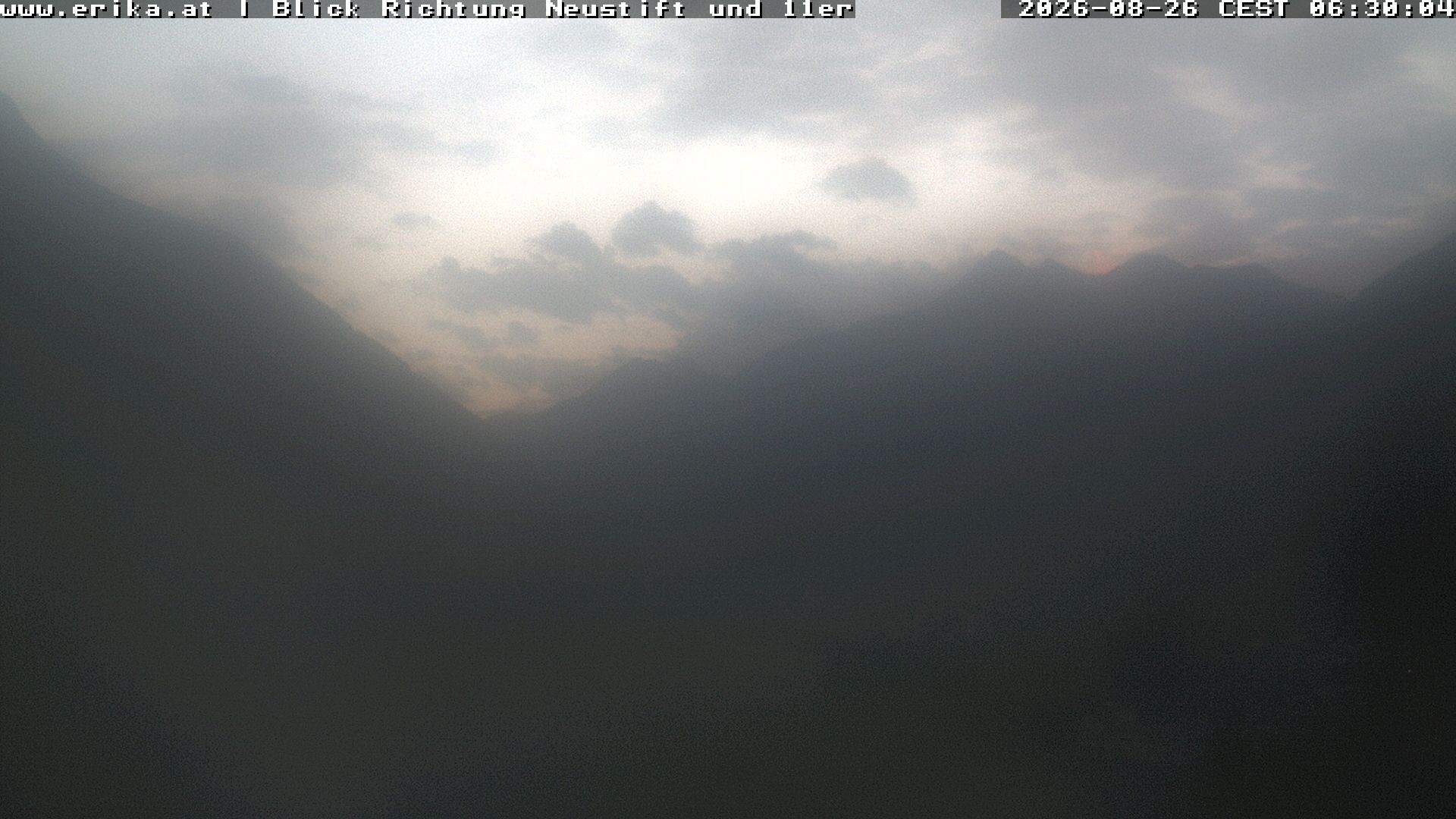 Archiv Foto Webcam Neustift: Blick vom Hotel Erika