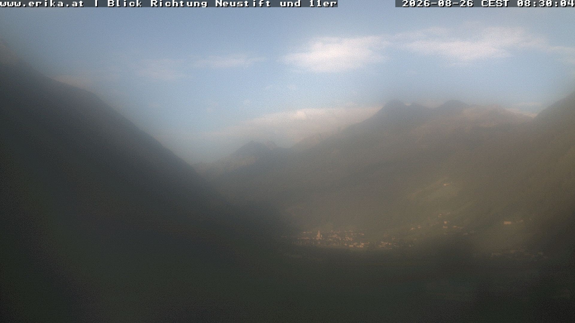 Archiv Foto Webcam Neustift: Blick vom Hotel Erika