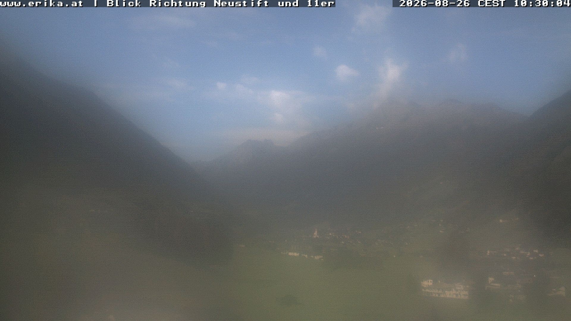Archiv Foto Webcam Neustift: Blick vom Hotel Erika