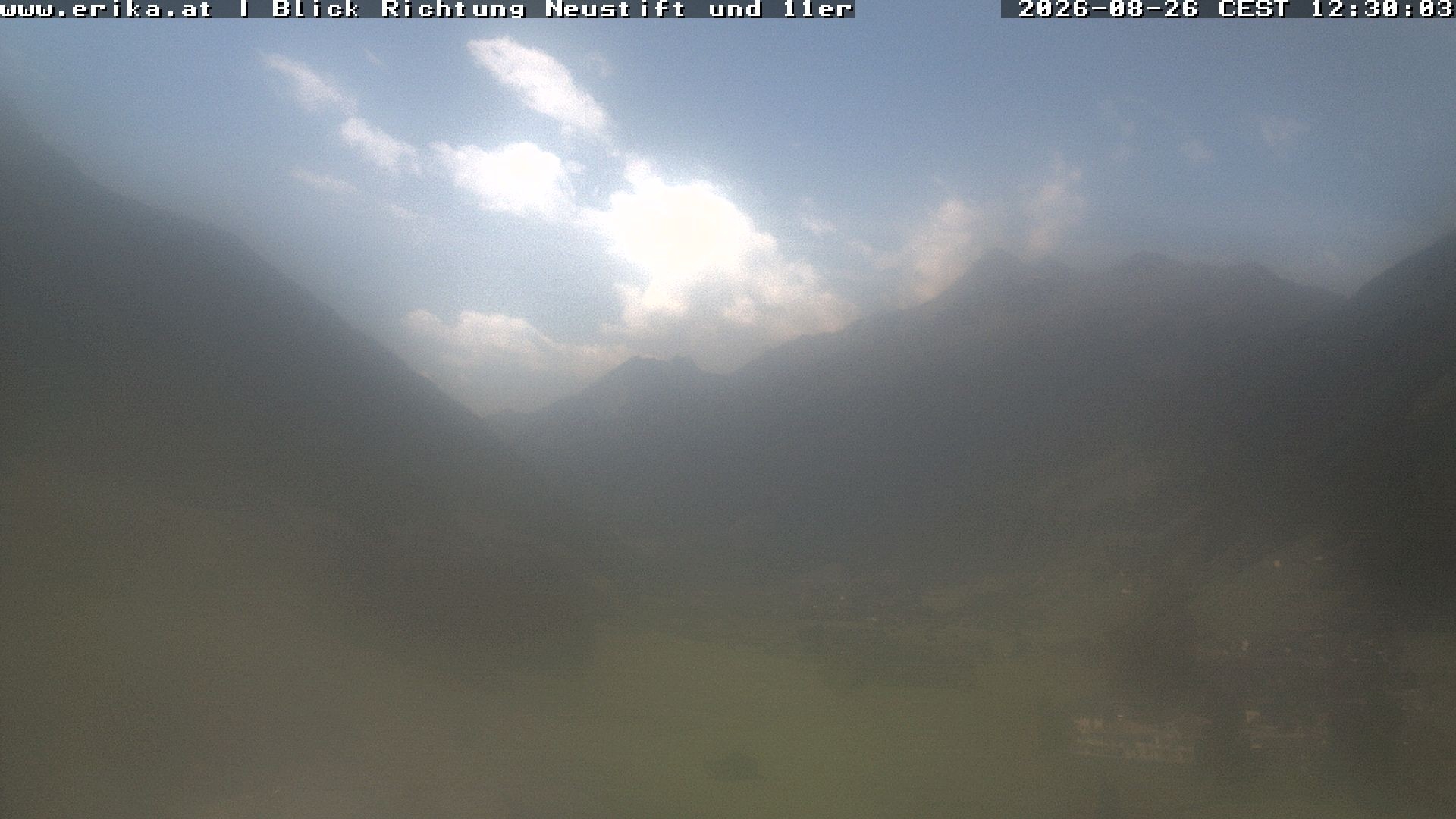 Archiv Foto Webcam Neustift: Blick vom Hotel Erika