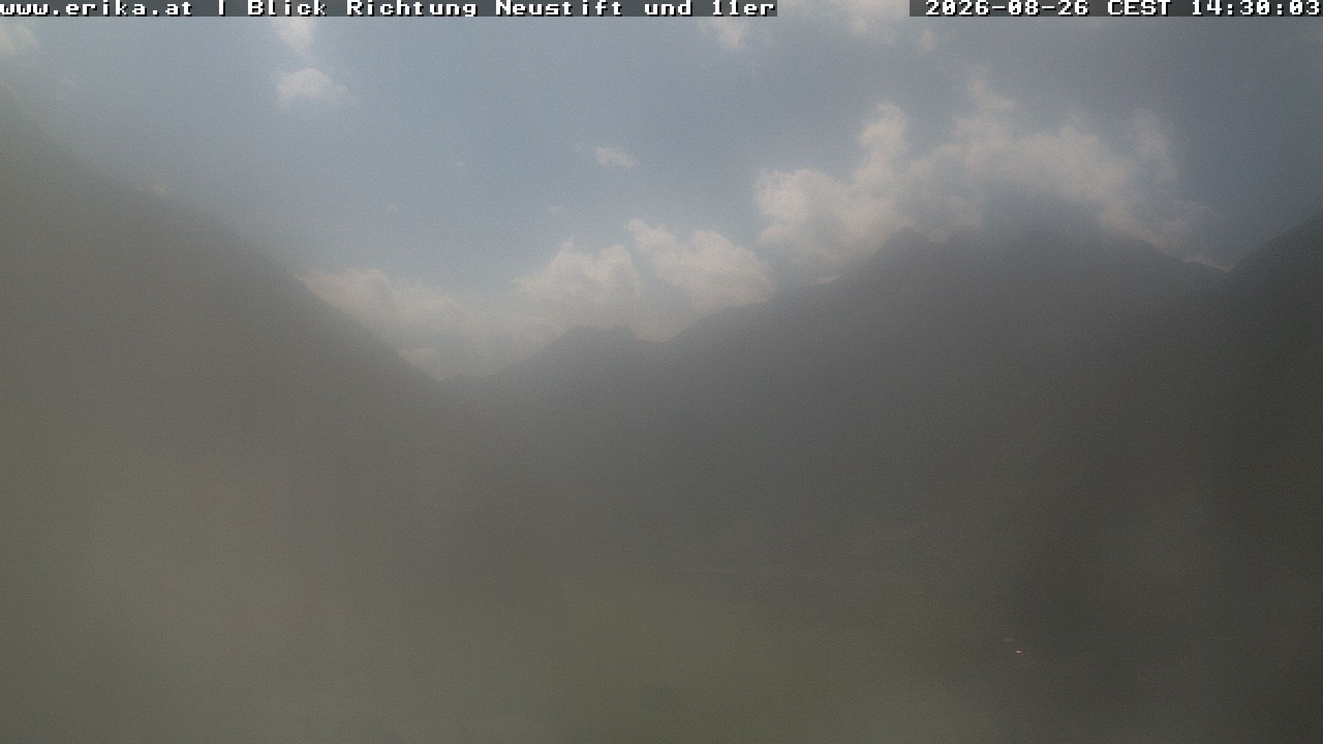 Archiv Foto Webcam Neustift: Blick vom Hotel Erika
