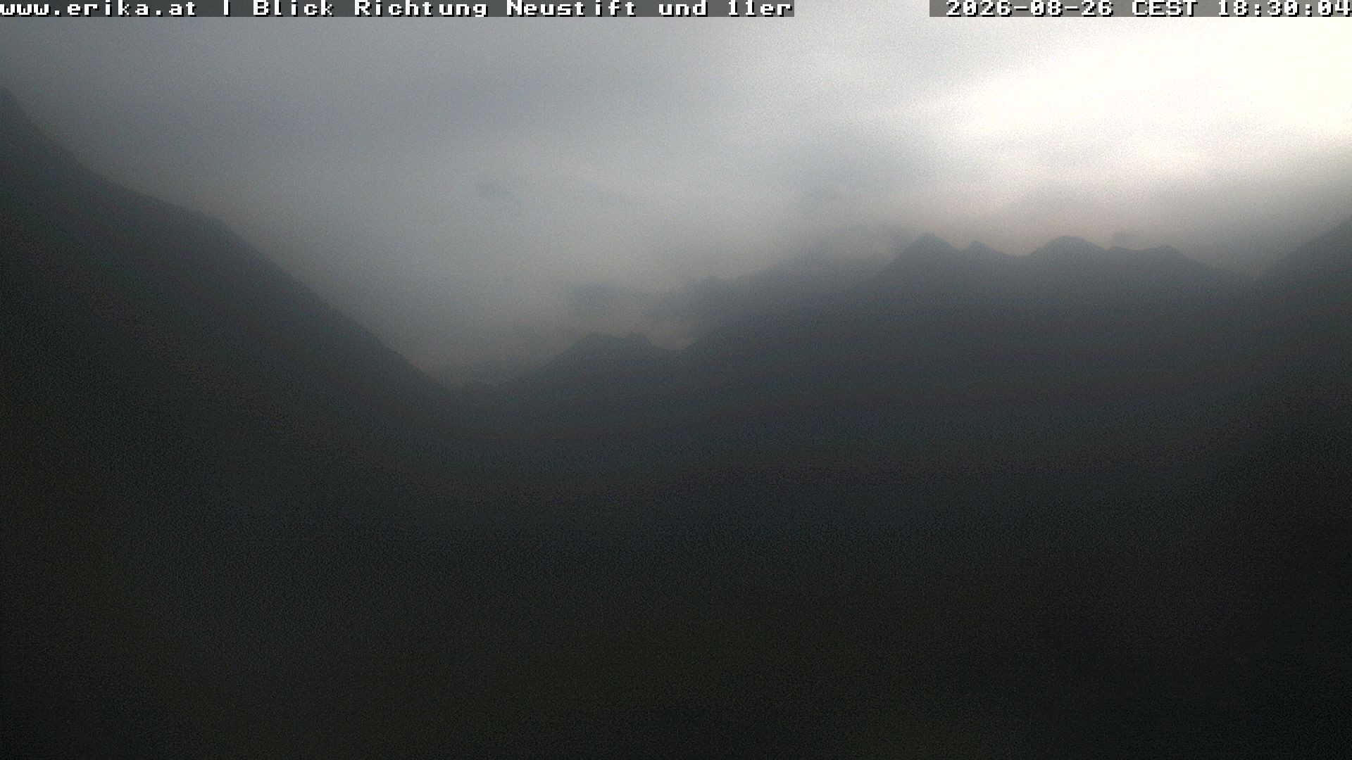 Archiv Foto Webcam Neustift: Blick vom Hotel Erika