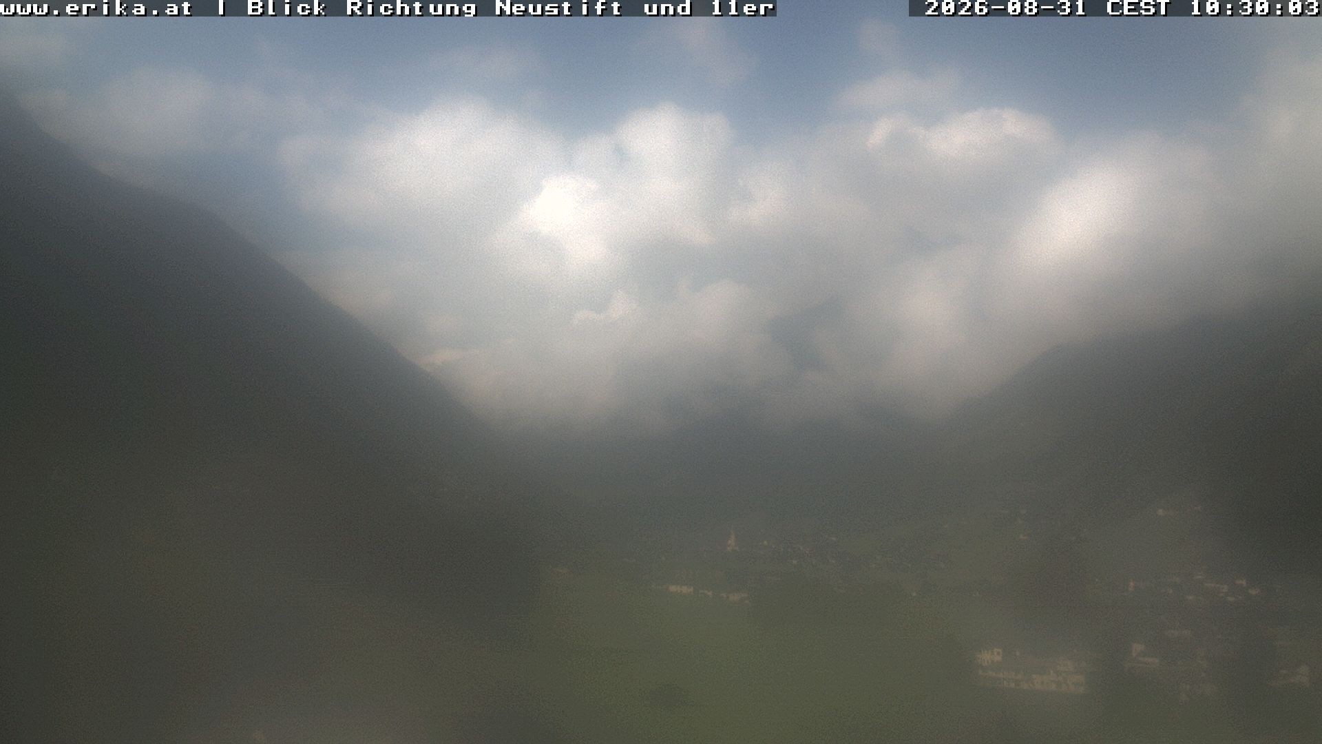 Archiv Foto Webcam Neustift: Blick vom Hotel Erika