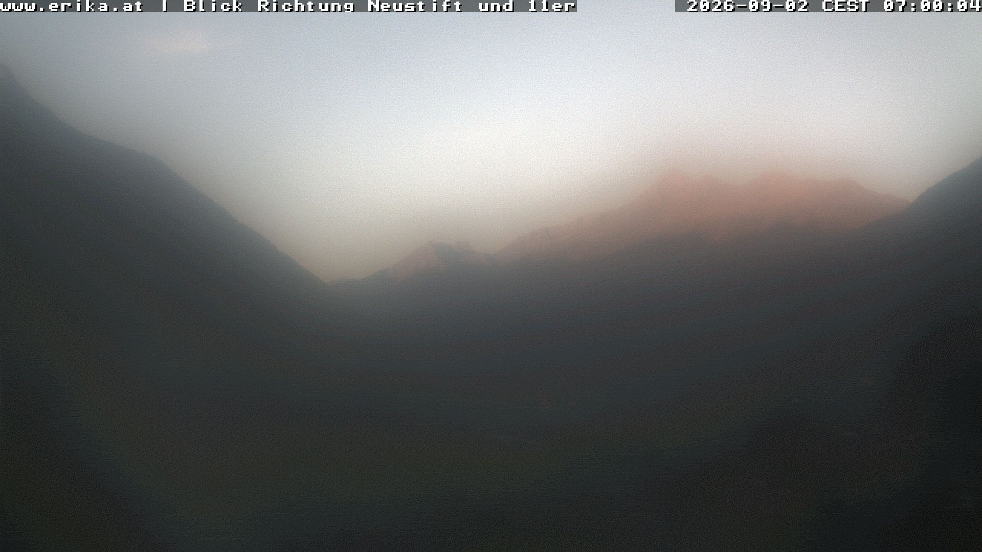 Archiv Foto Webcam Neustift: Blick vom Hotel Erika