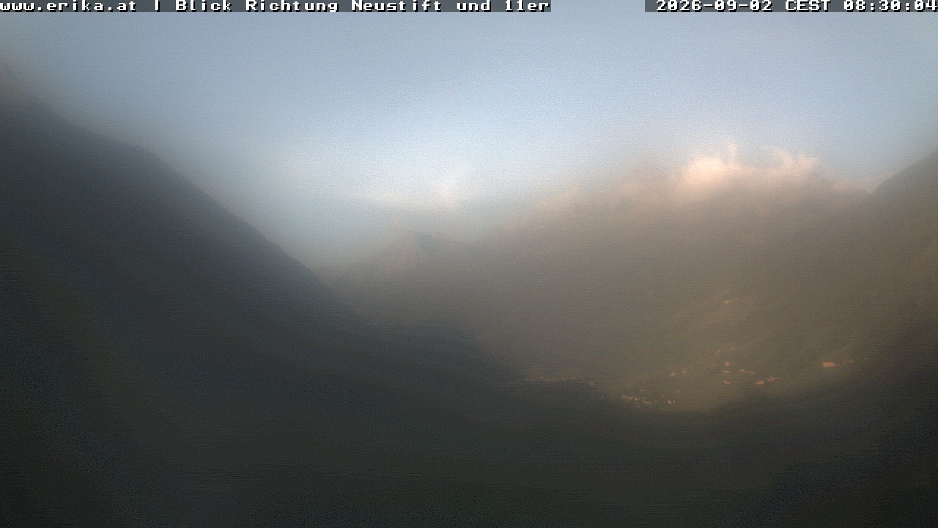 Archiv Foto Webcam Neustift: Blick vom Hotel Erika